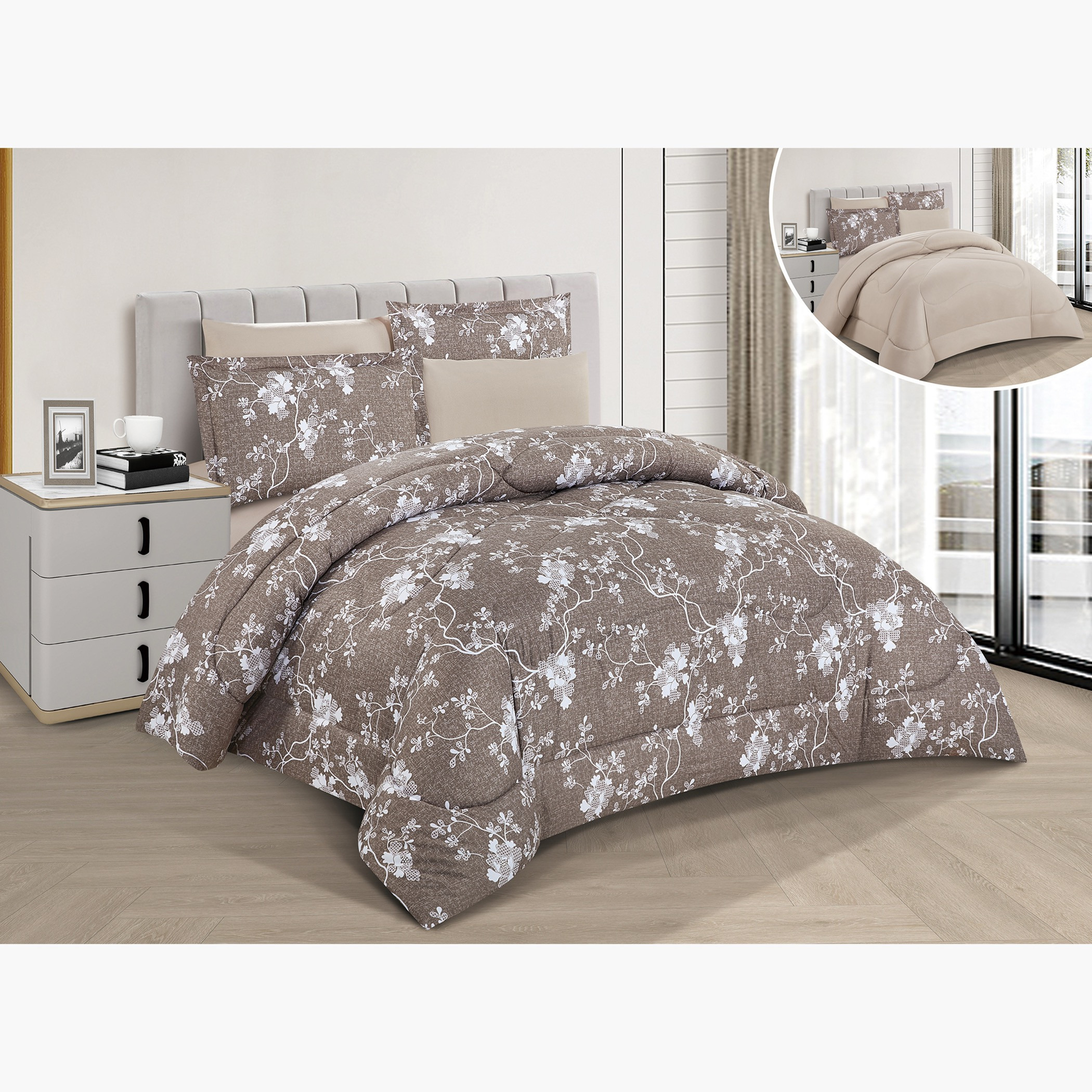 Printed Reversible Comforter King Set-household-bedding-comfortersandbedspreads-comforters-image-7