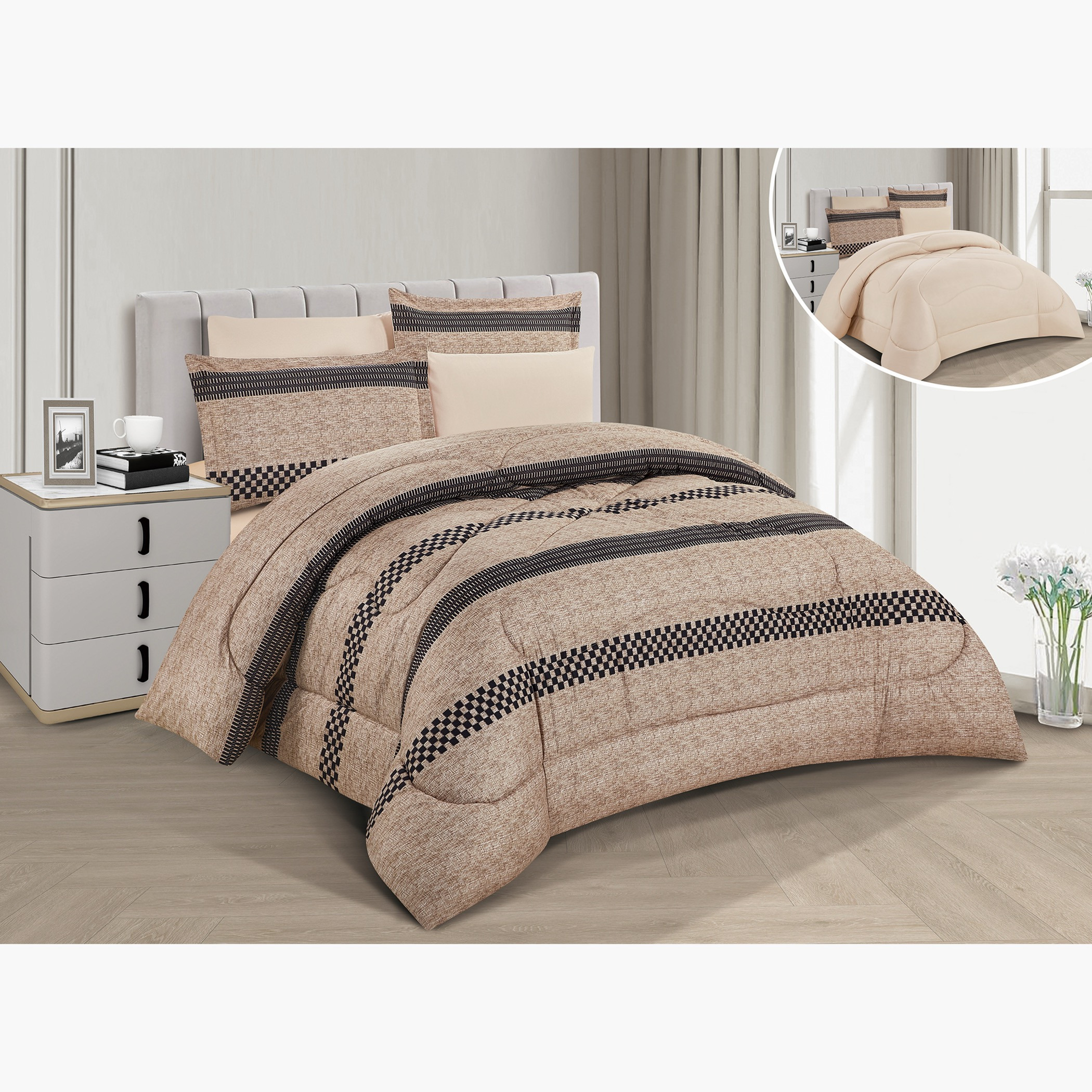 Printed Reversible Comforter King Set-household-bedding-comfortersandbedspreads-comforters-image-7