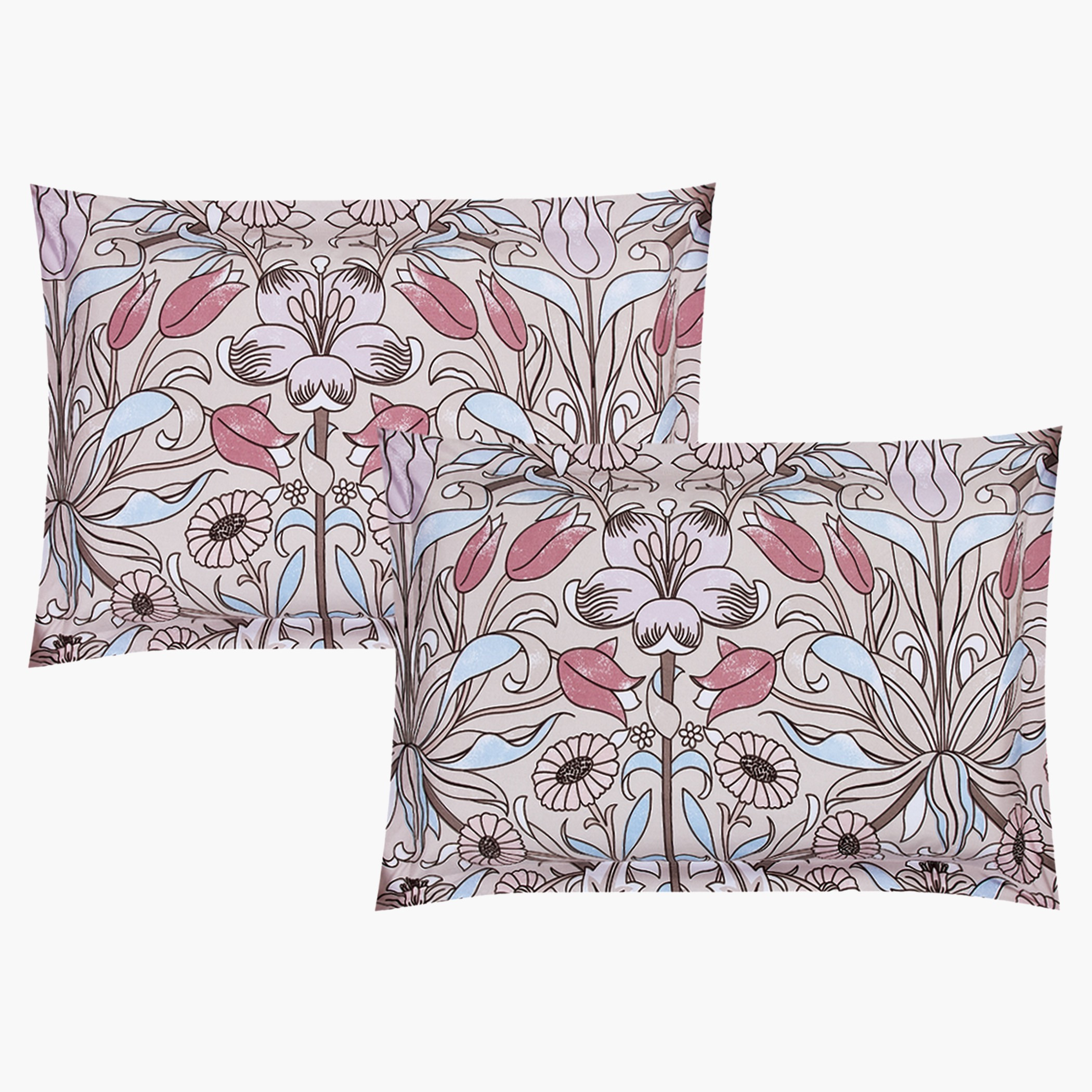 طقم لحاف مطبوع وجهين حجم كينج-household-bedding-comfortersandbedspreads-comforters-image-3