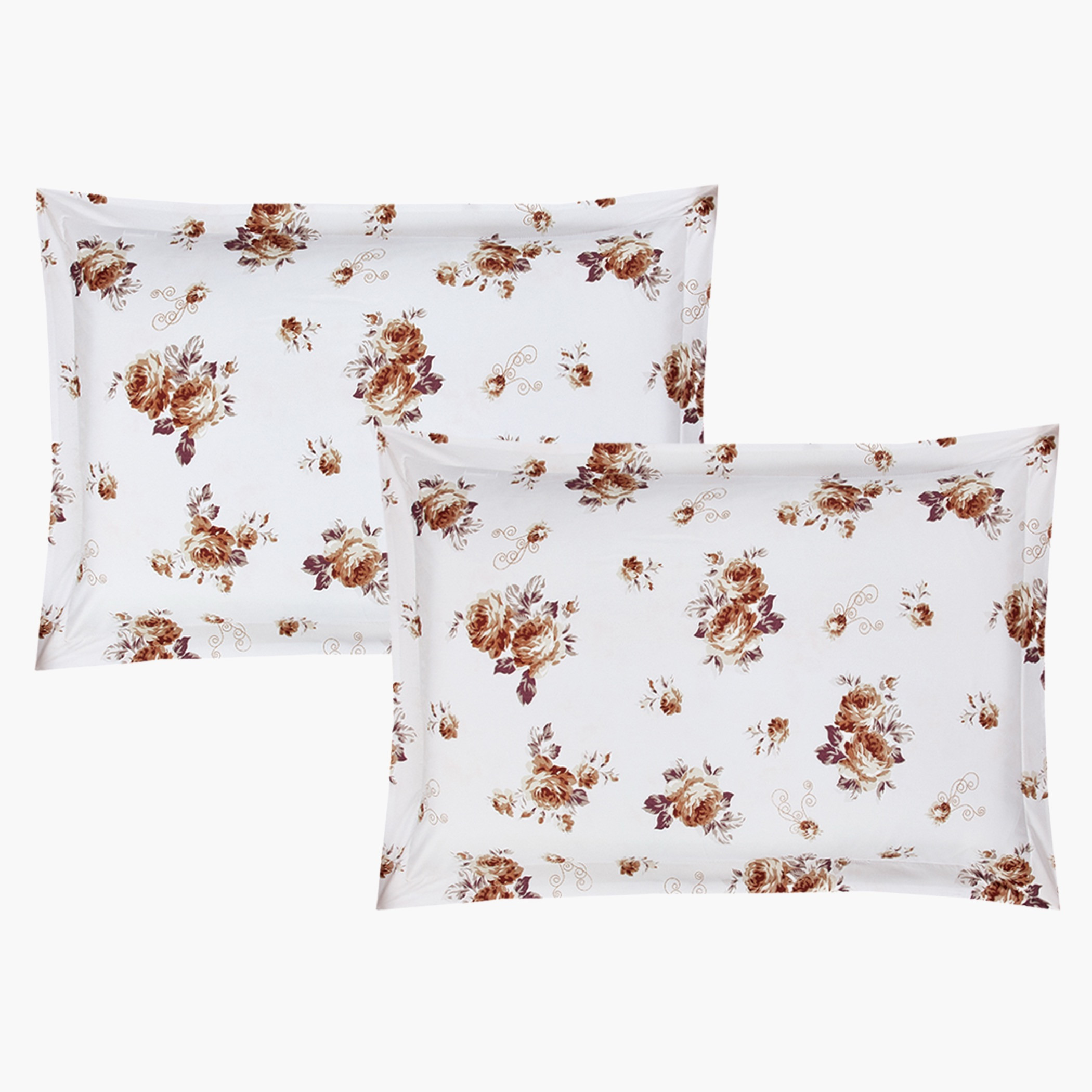 Floral Printed Reversible Comforter Set-household-bedding-comfortersandbedspreads-comforters-image-4
