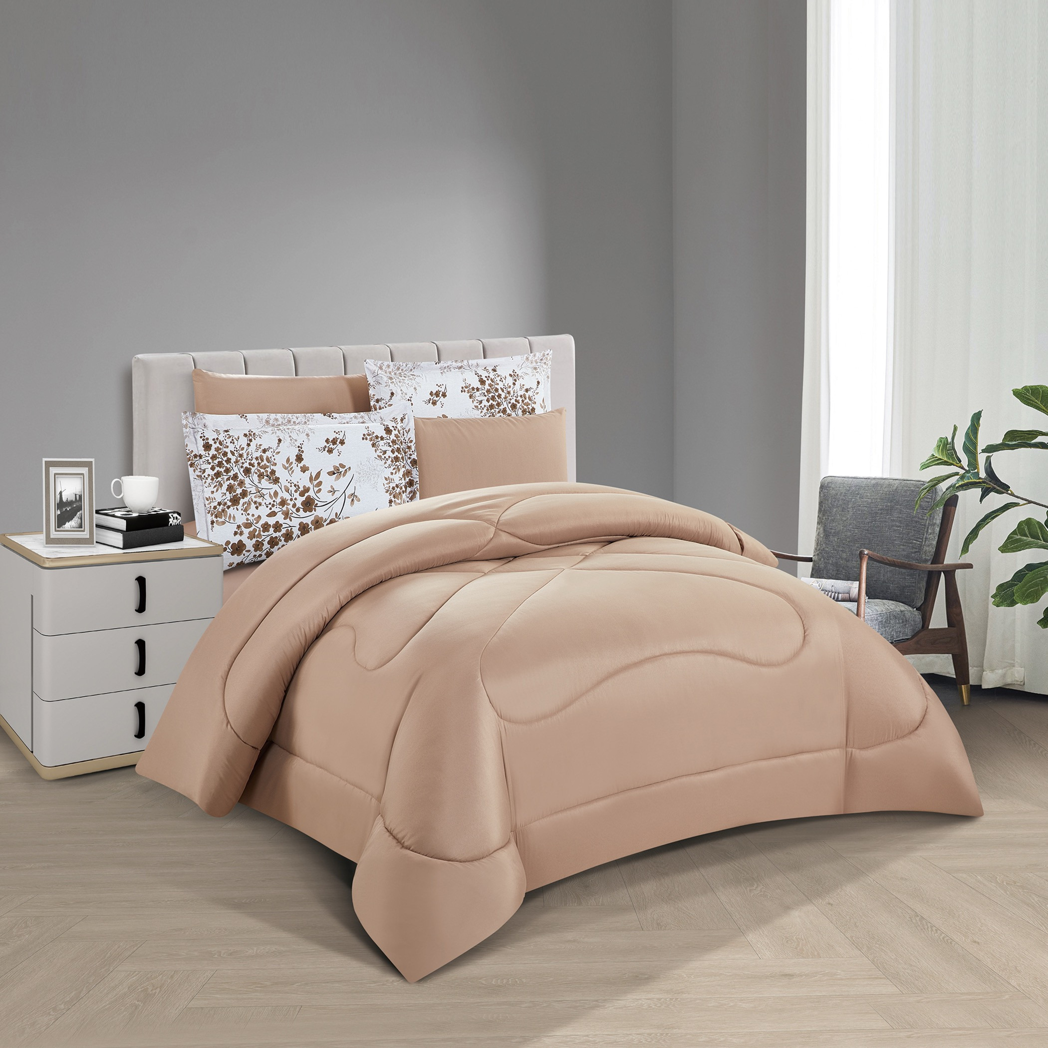 Printed Reversible Comforter King Set-household-bedding-comfortersandbedspreads-comforters-image-3