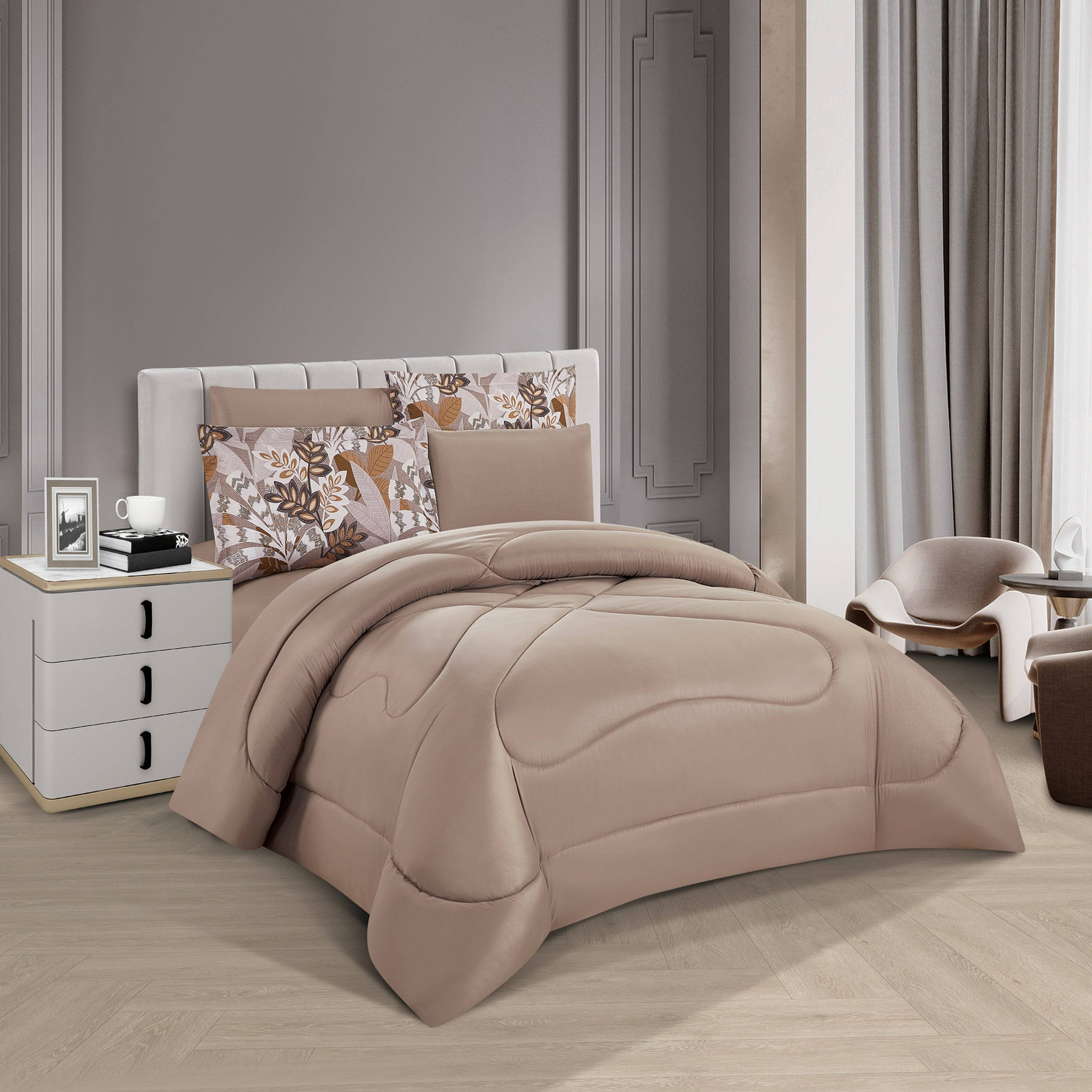 Printed Reversible Comforter Twin Set-household-bedding-comfortersandbedspreads-comforters-image-2