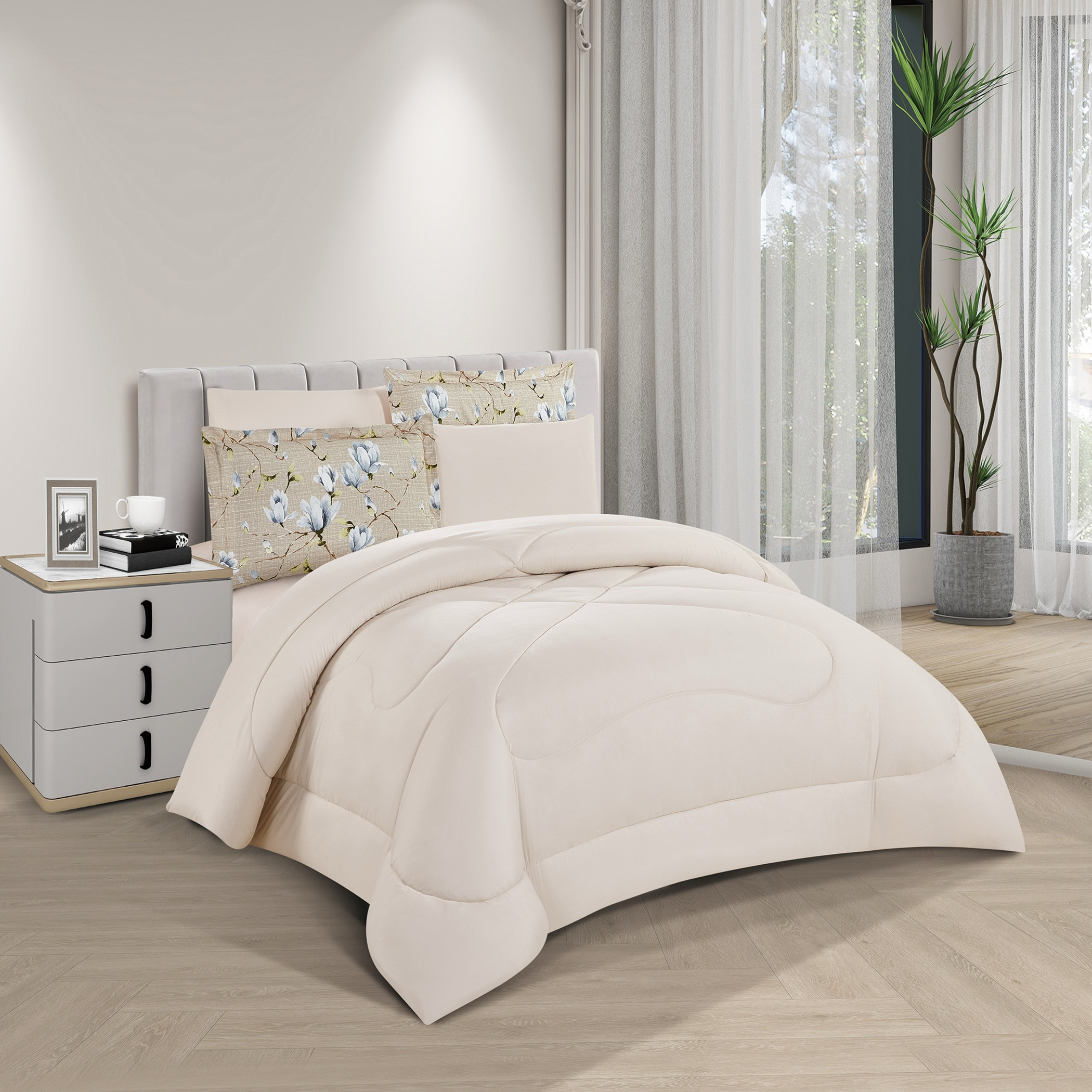 Printed Reversible Comforter Twin Set-household-bedding-comfortersandbedspreads-comforters-image-2