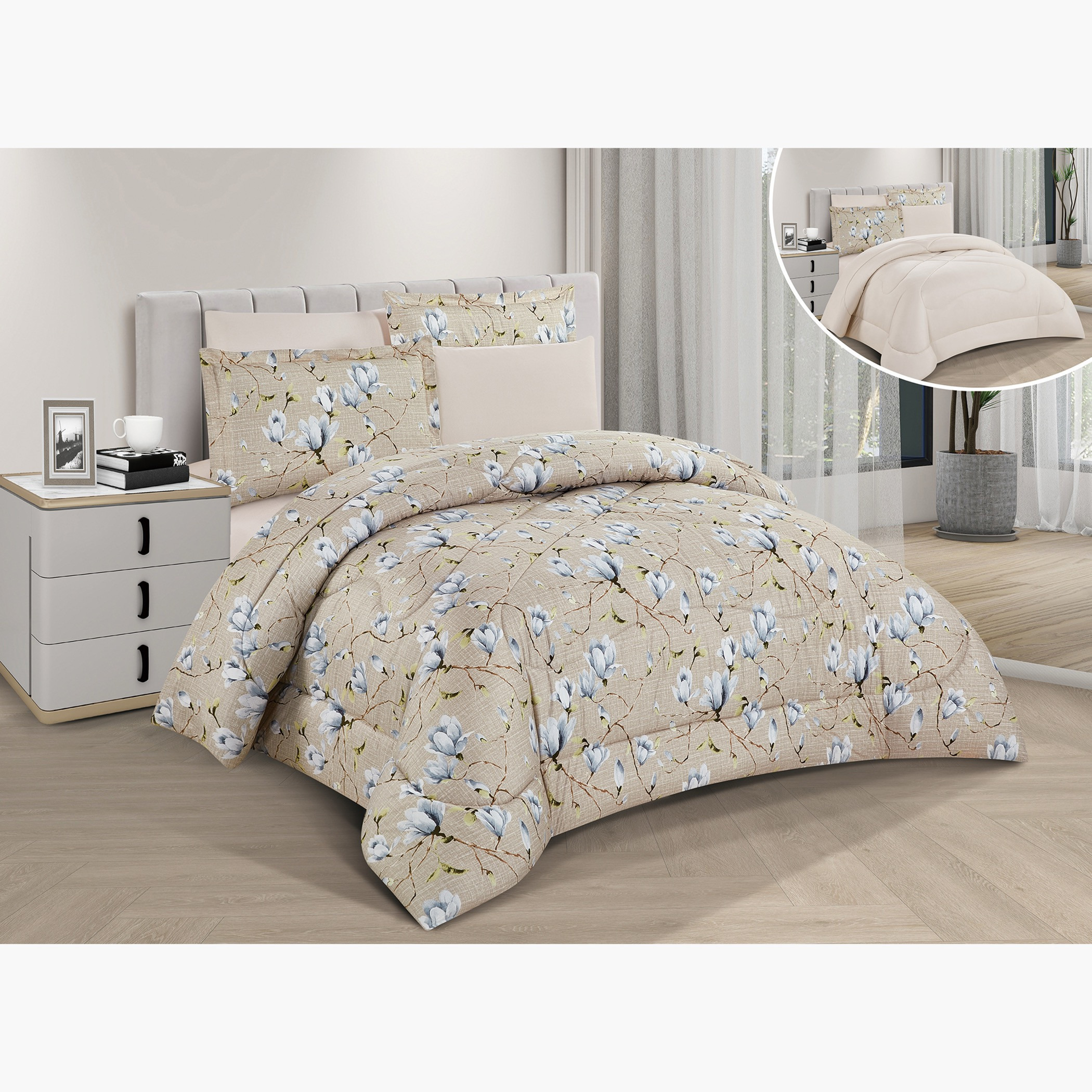 Printed Reversible Comforter Twin Set-household-bedding-comfortersandbedspreads-comforters-image-7