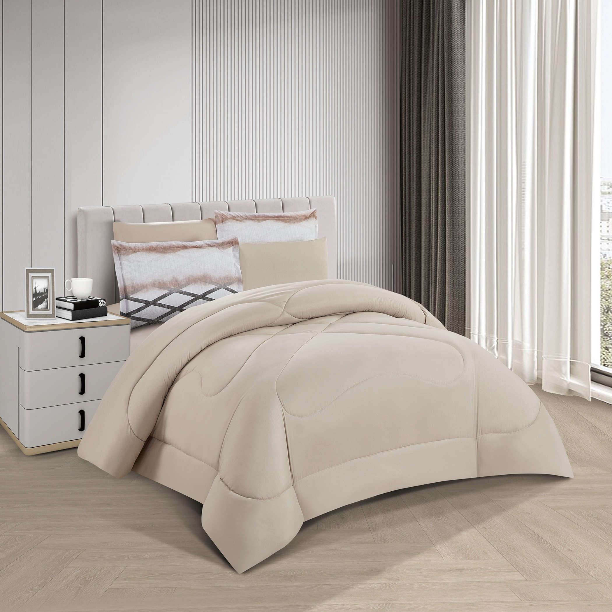Printed Reversible Comforter Twin Set-household-bedding-comfortersandbedspreads-comforters-image-2