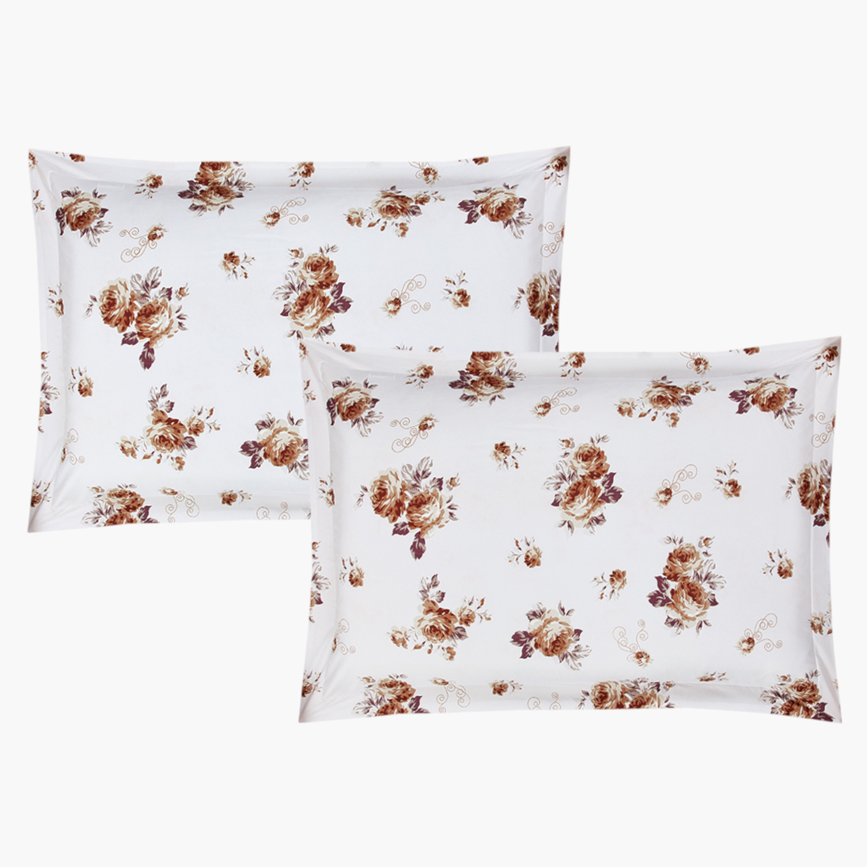 Floral Printed Reversible Comforter Set-household-bedding-comfortersandbedspreads-comforters-image-4