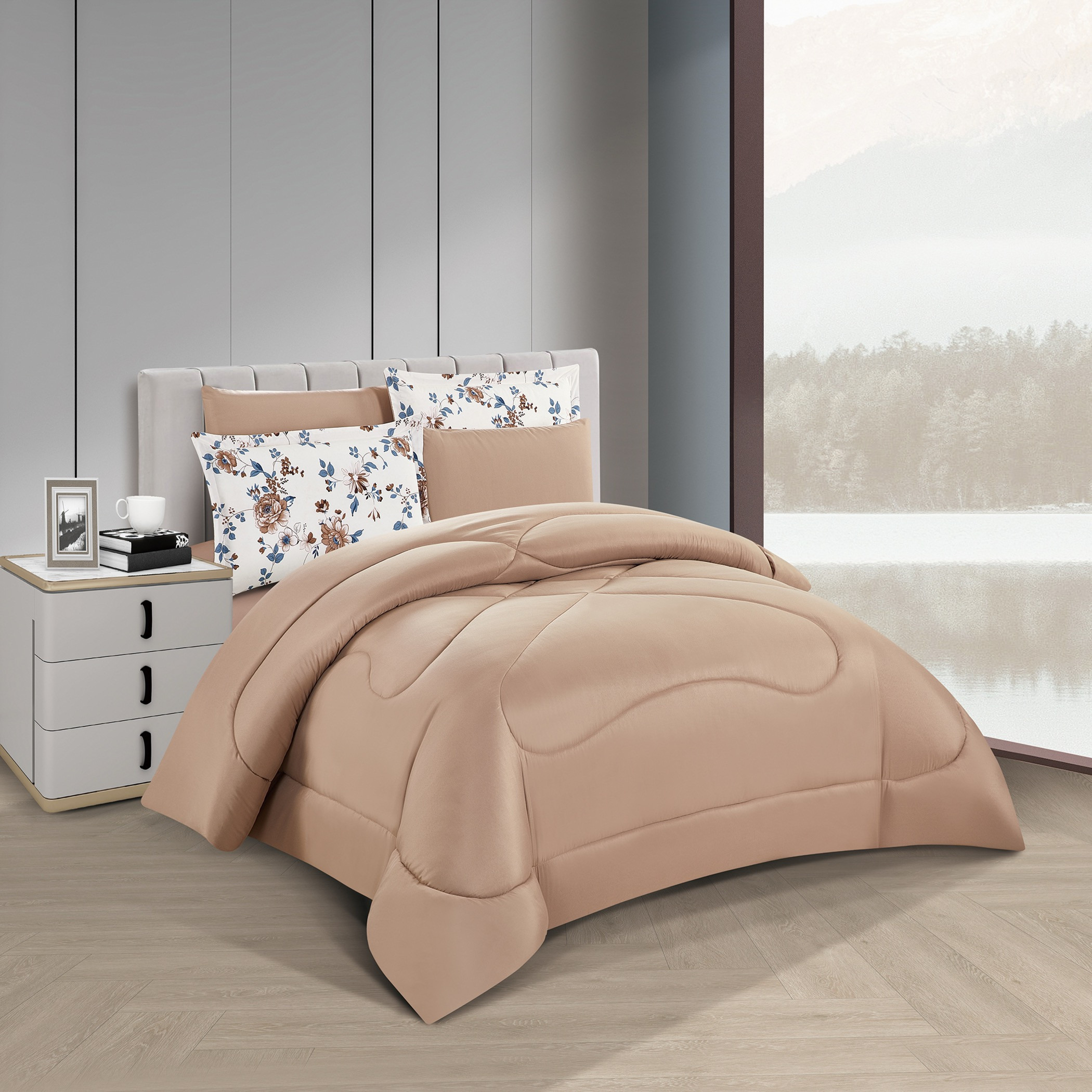 Floral Reversible Comforter Set Twin-household-bedding-comfortersandbedspreads-comforters-image-3