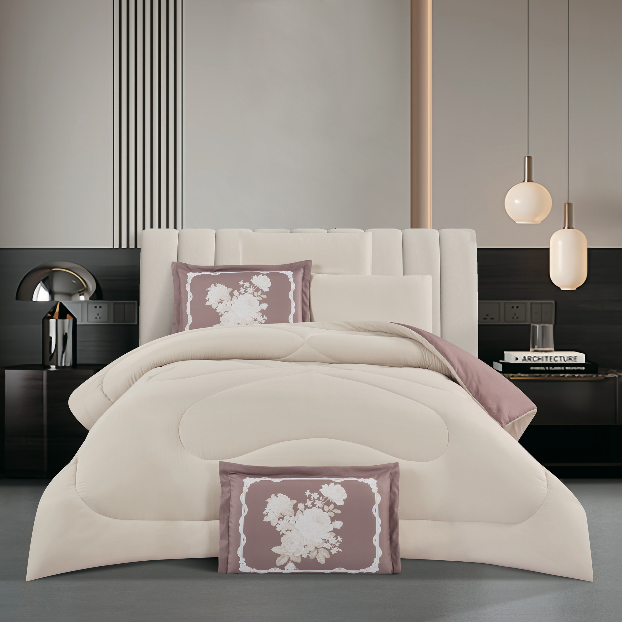 Floral Reversible Comforter Set Twin-household-bedding-comfortersandbedspreads-comforters-image-2