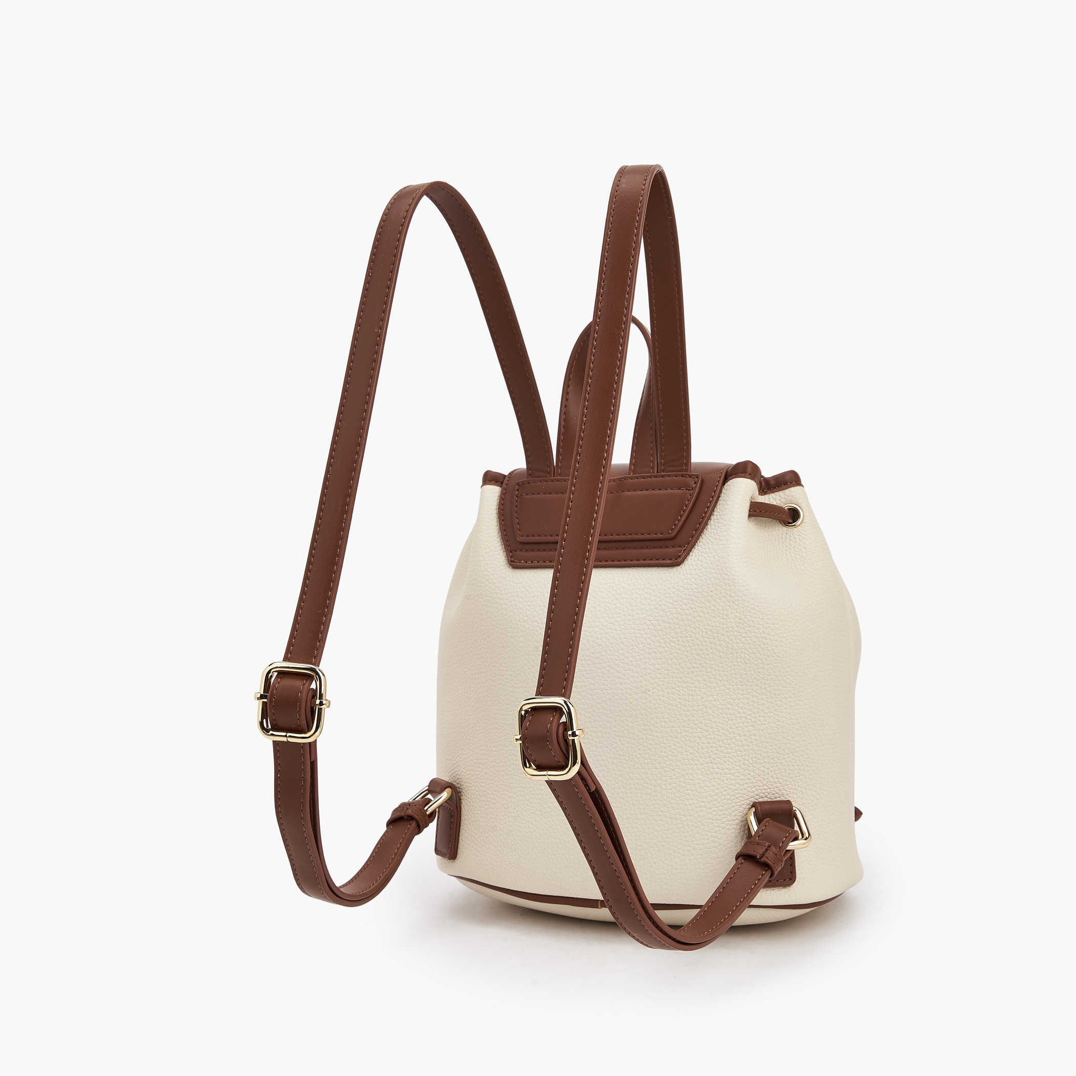Missy Textured Backpack with Flap Closure-women-bagsandwallets-backpacks-image-4
