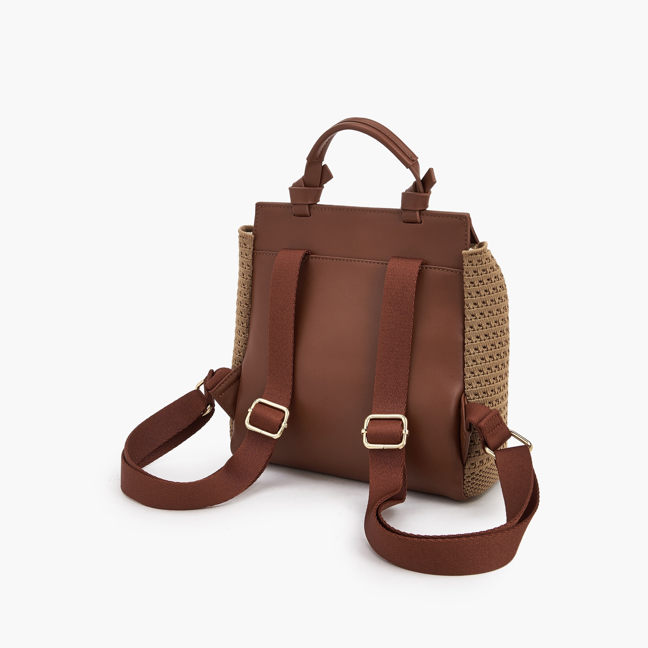 Missy Textured Backpack with Flap Closure-women-bagsandwallets-backpacks-image-5