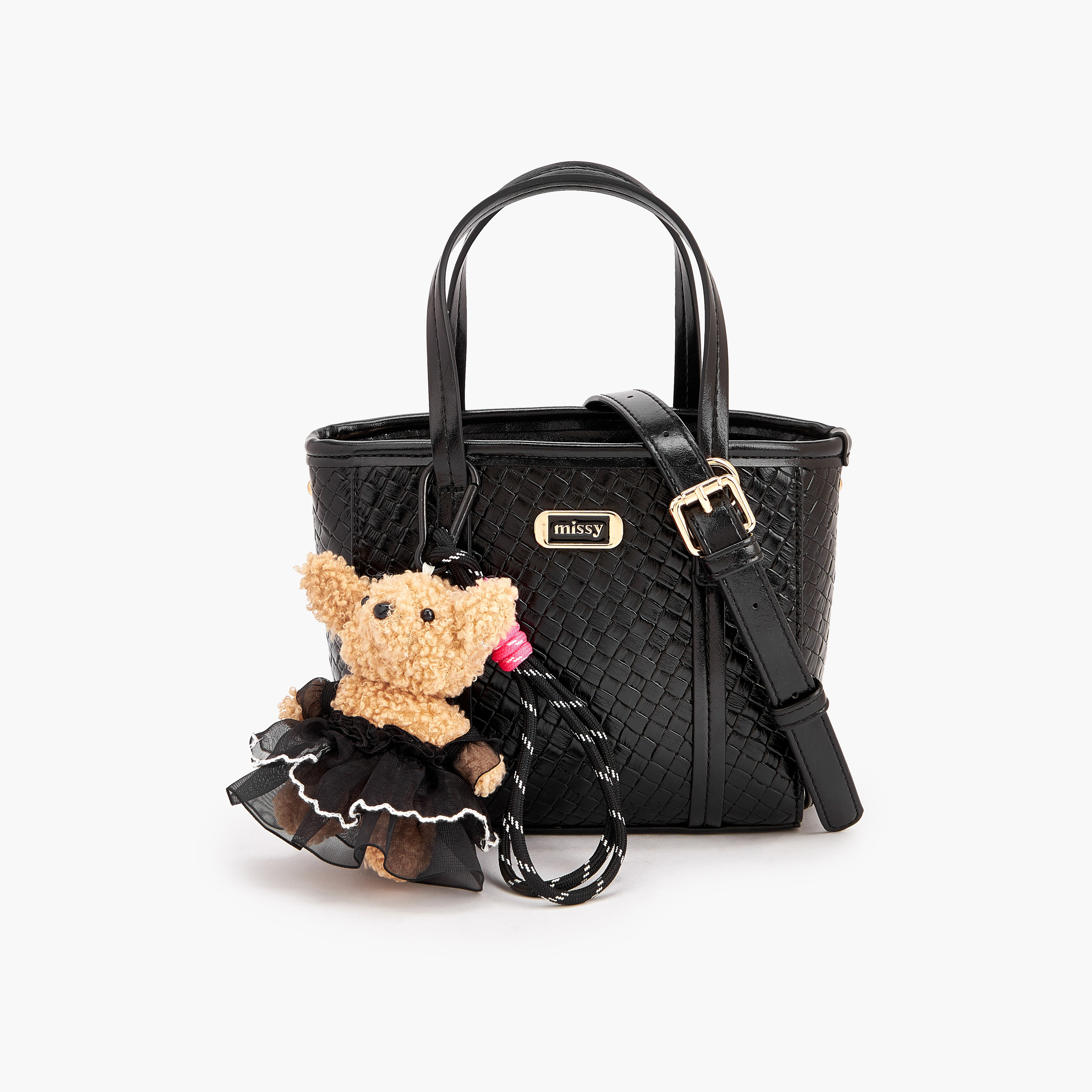 شنطة توتي بارزة الملمس بحزام قابل للفصل من ميسي-women-bagsandwallets-handbags-image-1