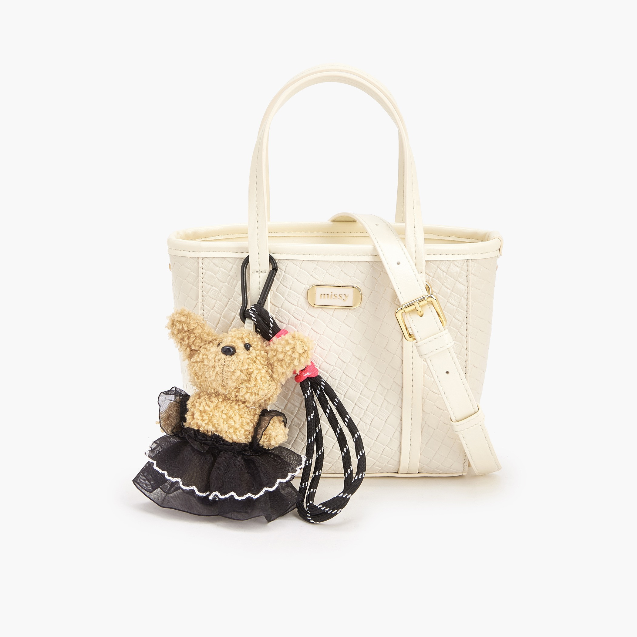 شنطة توتي بارزة الملمس بحزام قابل للفصل من ميسي-women-bagsandwallets-handbags-image-1
