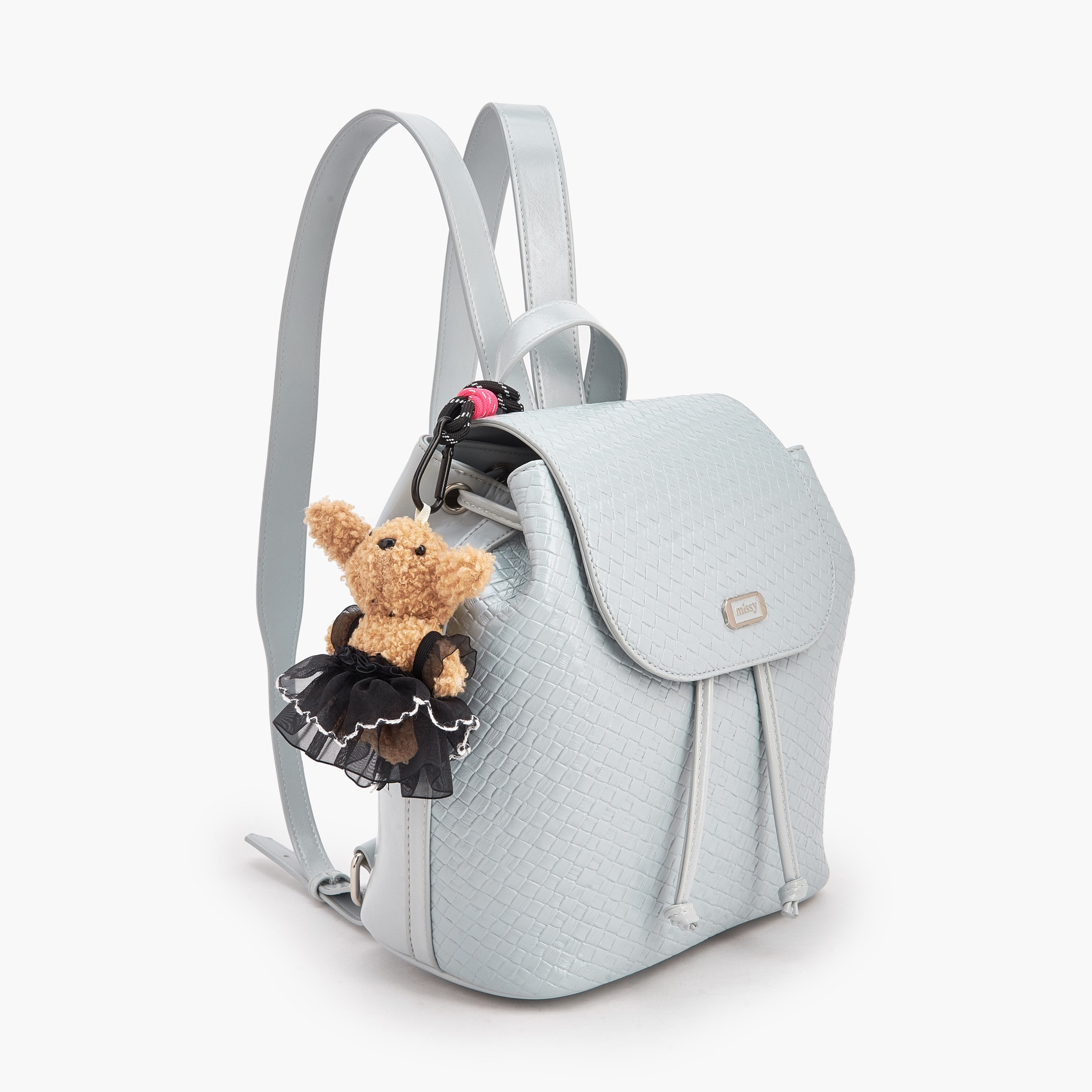 Missy Embossed Backpack with Adjustable Straps-women-bagsandwallets-backpacks-image-2