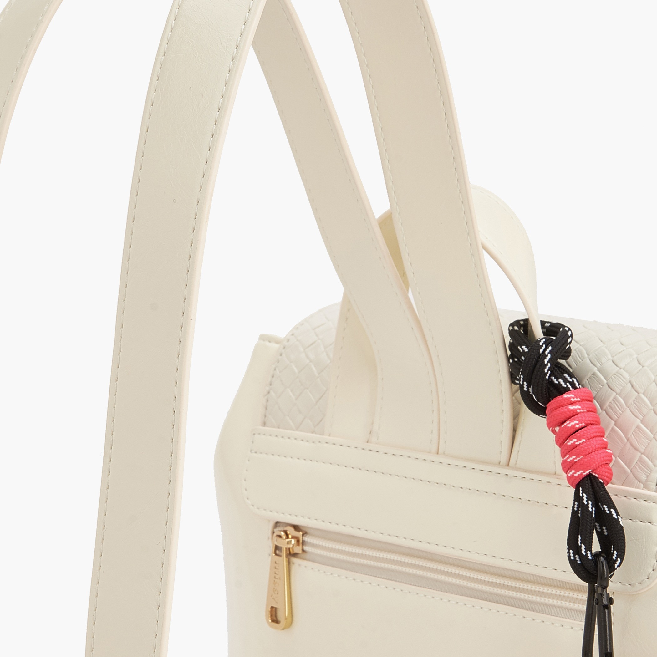 Missy Embossed Backpack with Adjustable Straps-women-bagsandwallets-backpacks-image-5