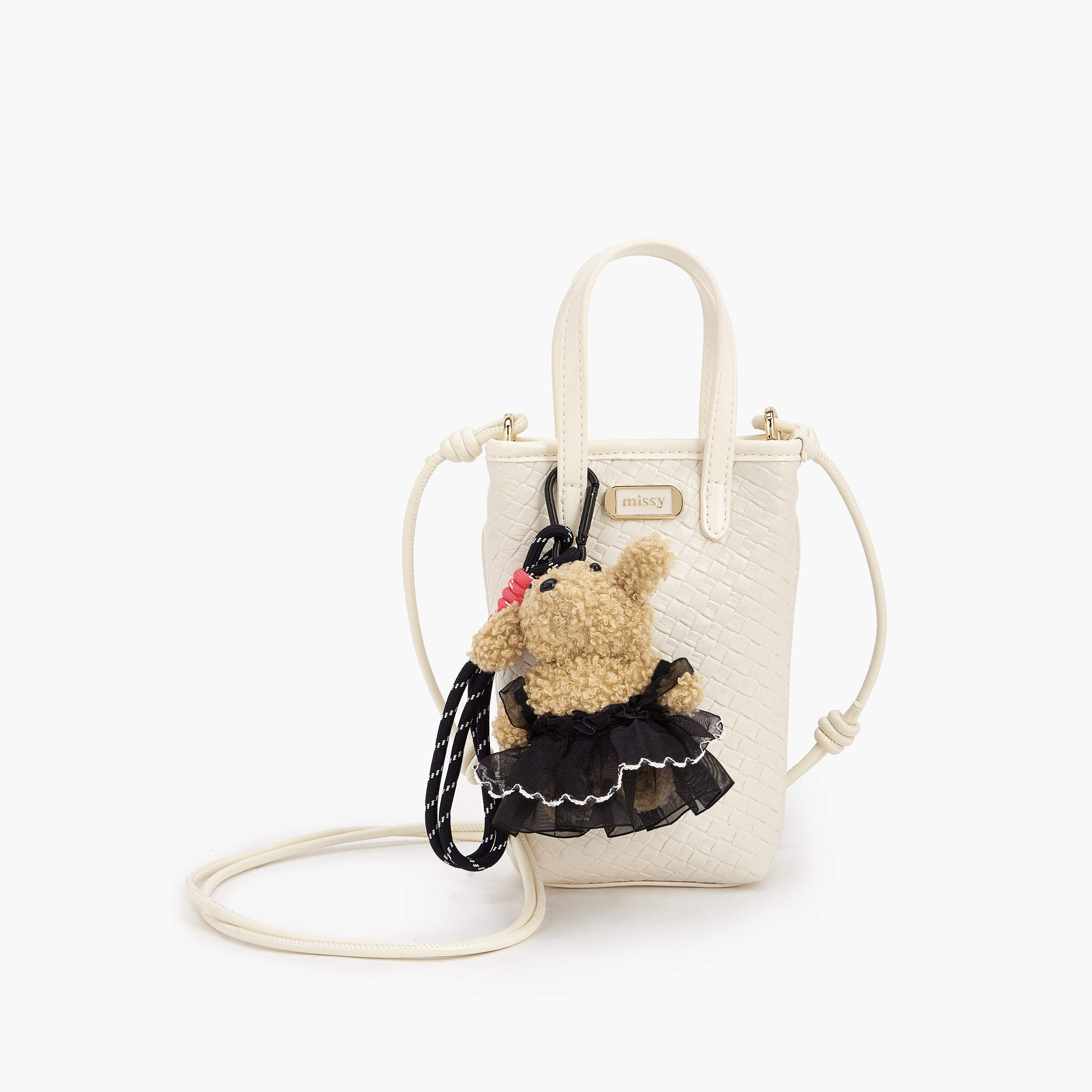 Missy Textured Crossbody Bag with Detachable Strap-women-bagsandwallets-handbags-image-1