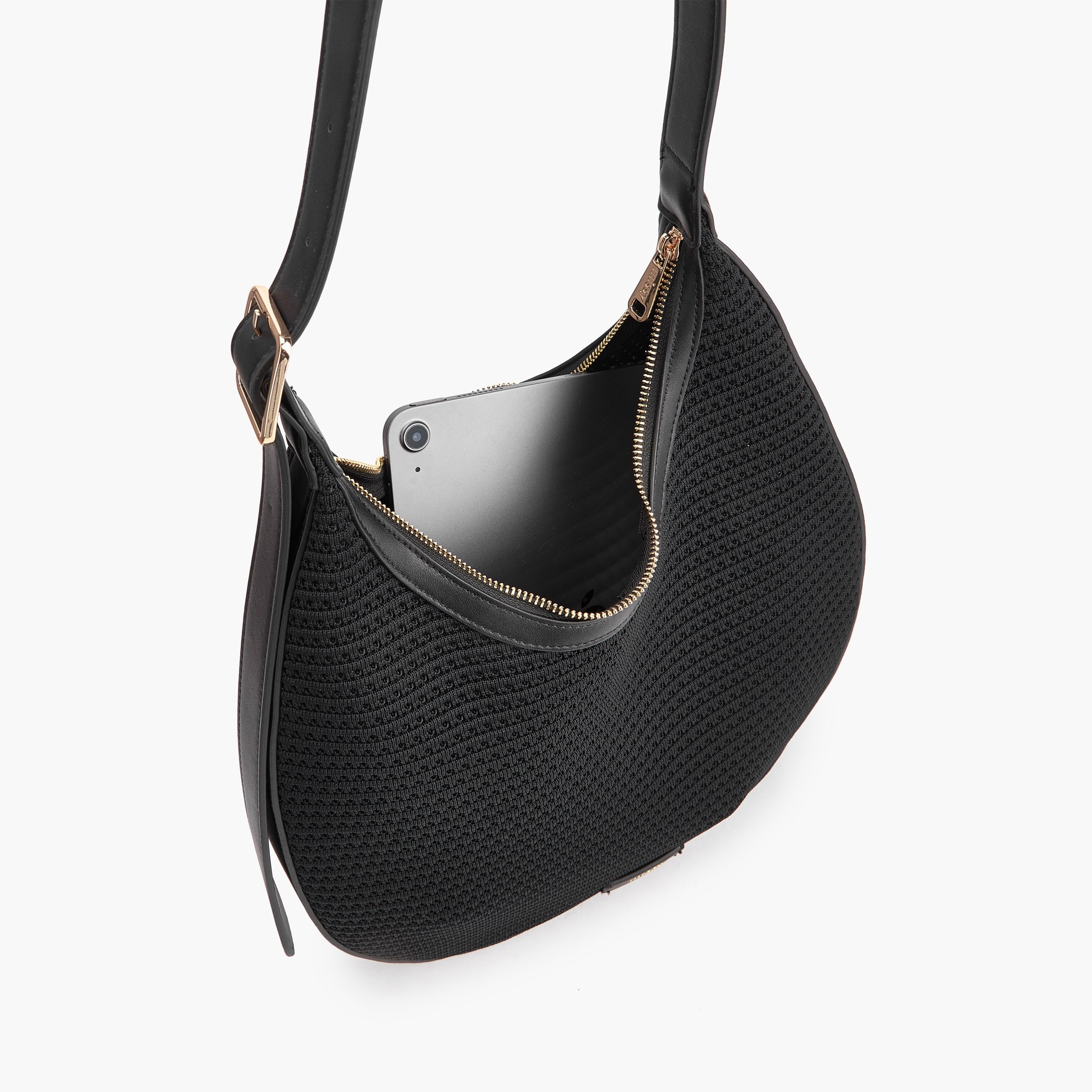شنطة كتف بارزة الملمس بسحاب إغلاق من ميسي-women-bagsandwallets-handbags-image-7