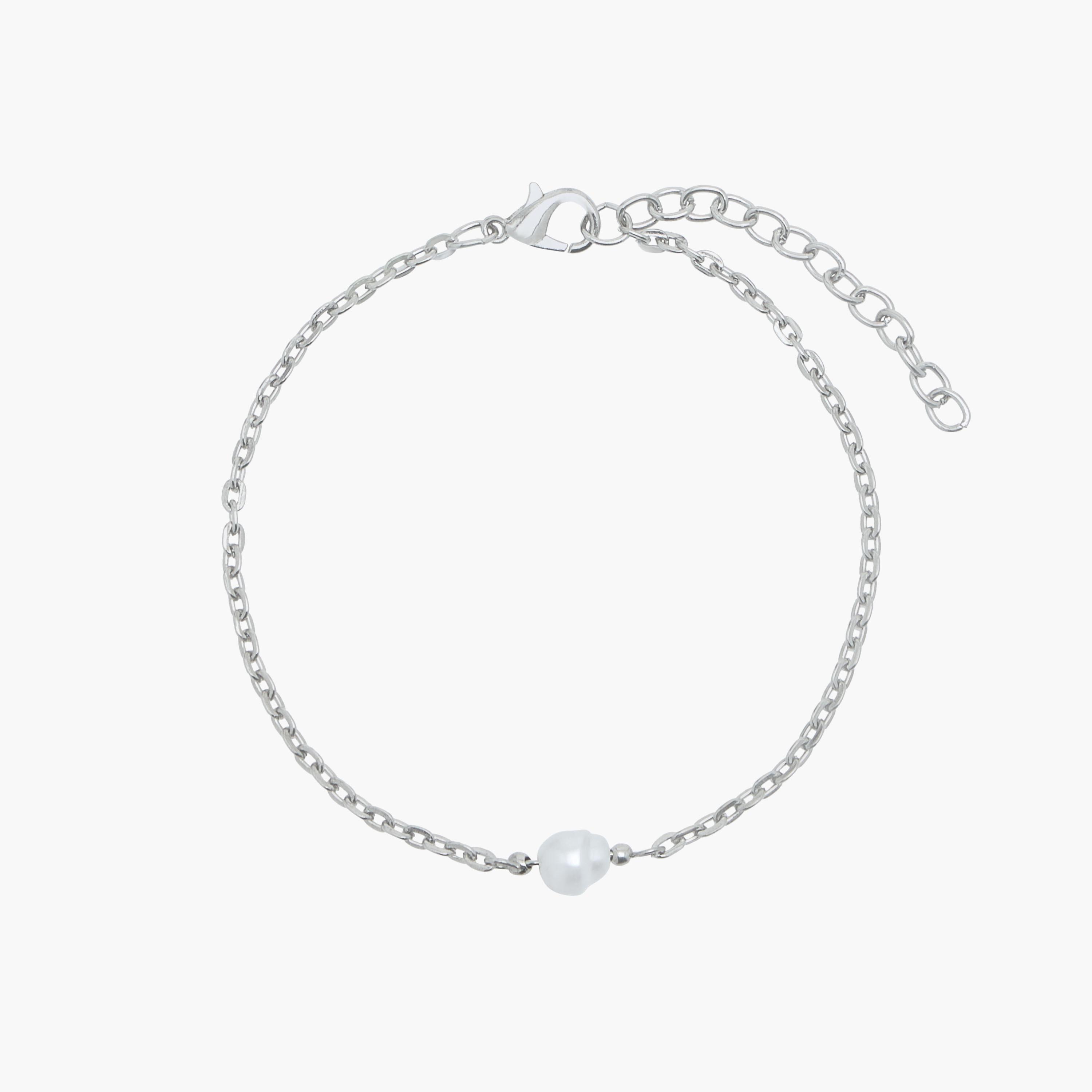 خلاخيل بلون فضي ودلايات - عبوة 3 قطع-women-watchesandjewellery-jewellery-anklets-image-5