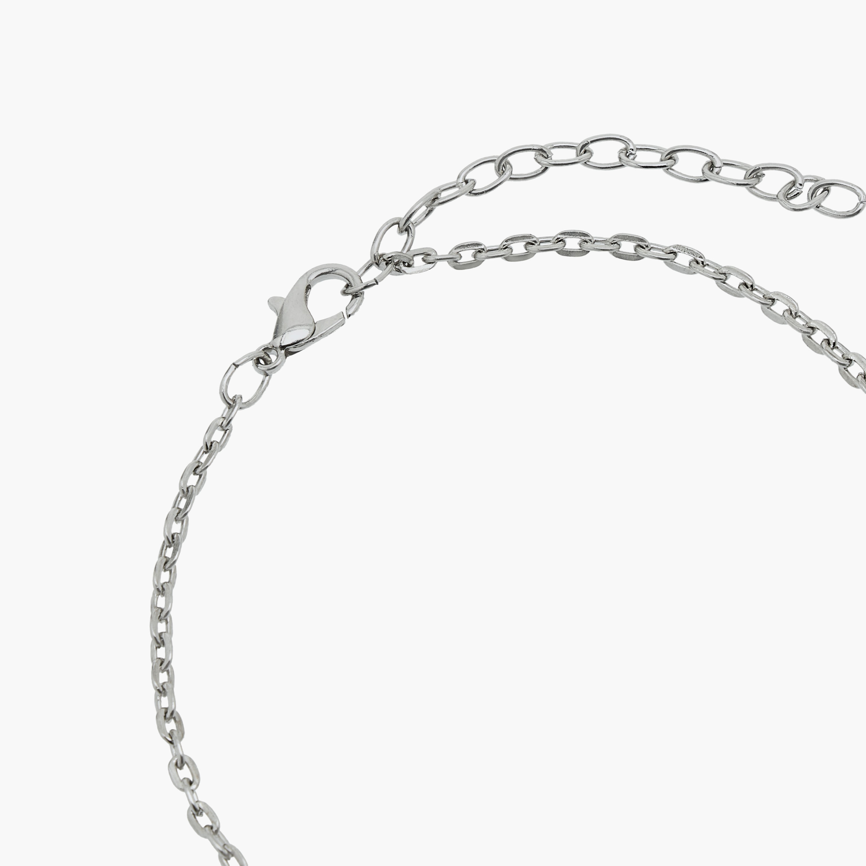 خلاخيل بلون فضي ودلايات - عبوة 3 قطع-women-watchesandjewellery-jewellery-anklets-image-1
