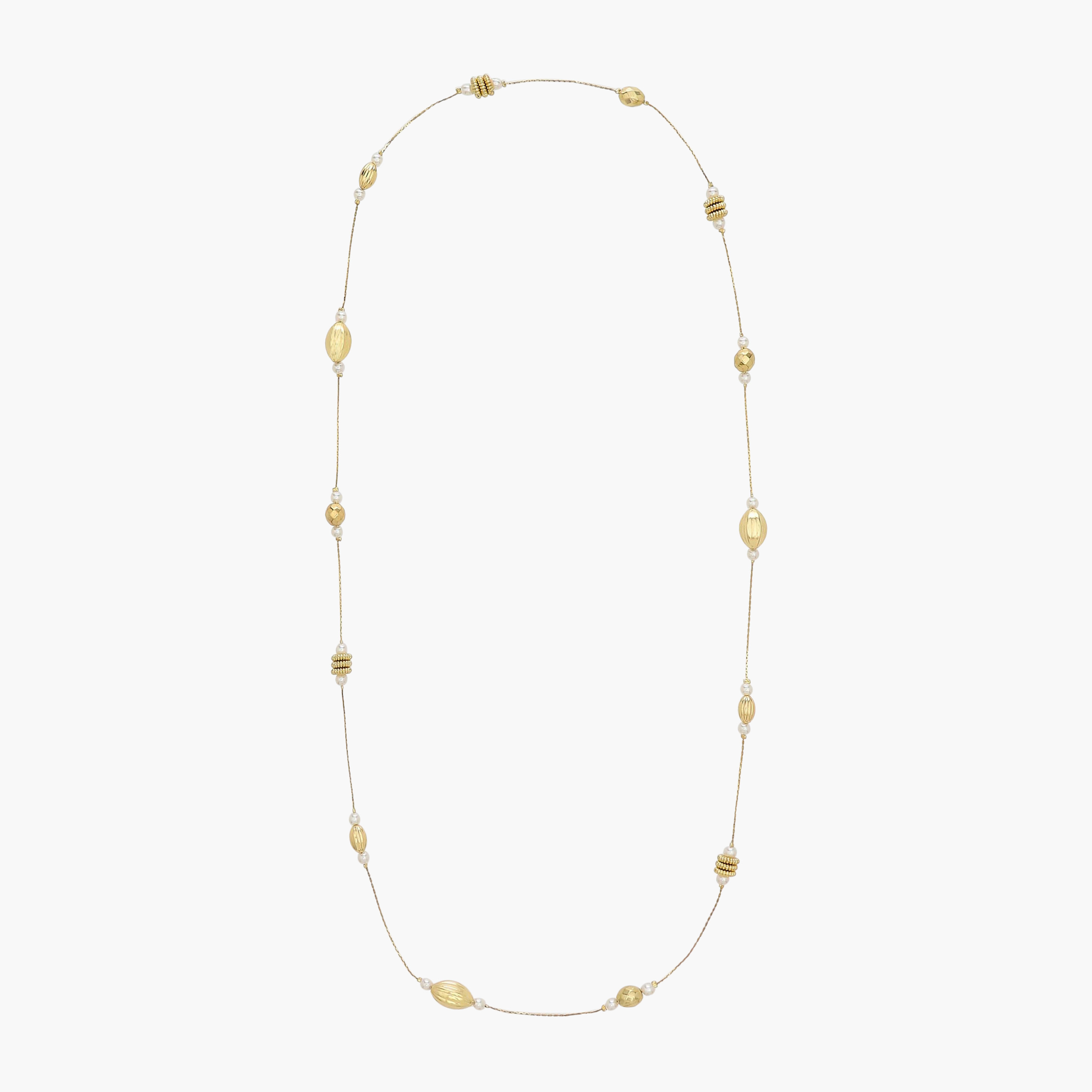 Metal Necklace with Bead Embellishment-women-watchesandjewellery-jewellery-necklacesandpendants-image-2