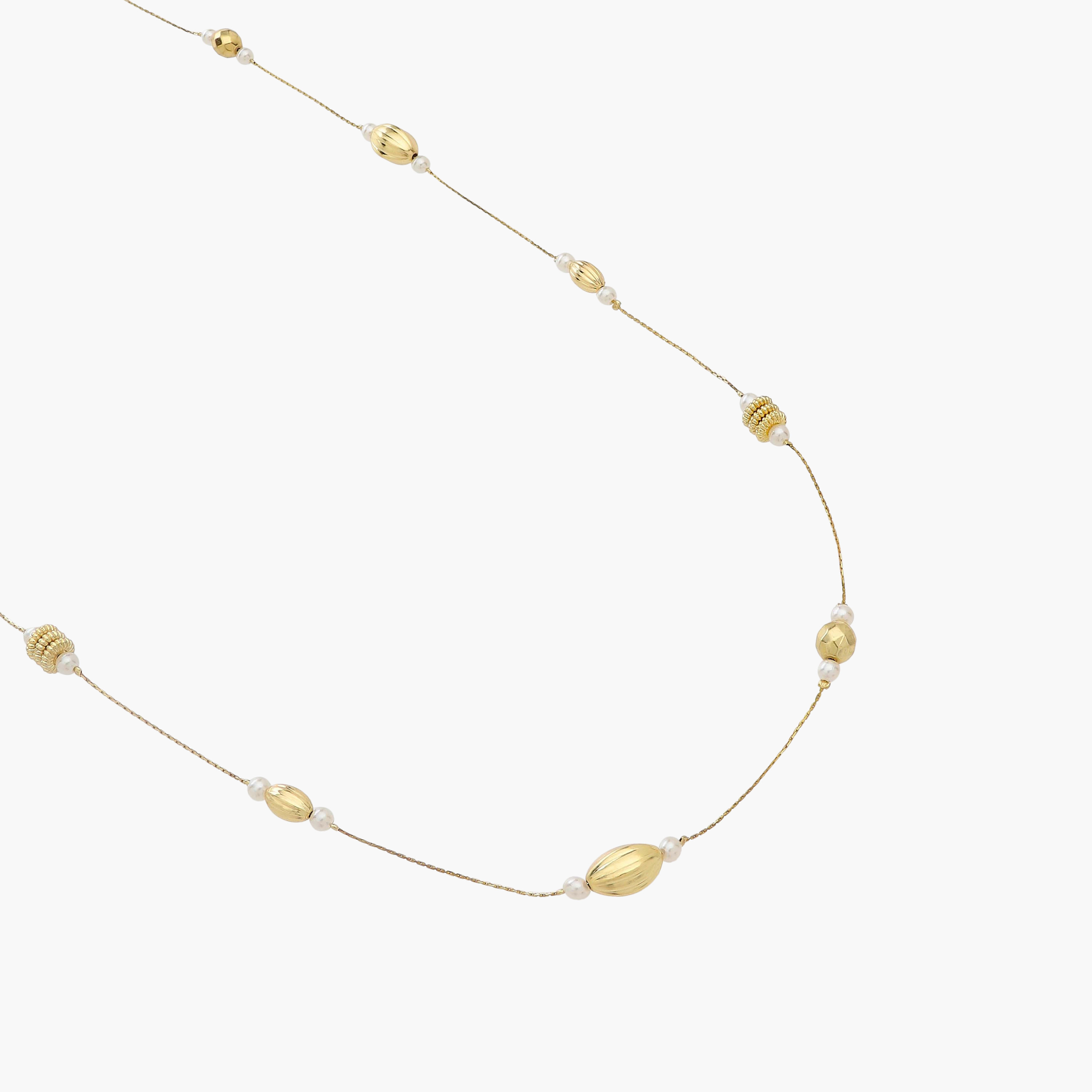 Metal Necklace with Bead Embellishment-women-watchesandjewellery-jewellery-necklacesandpendants-image-3