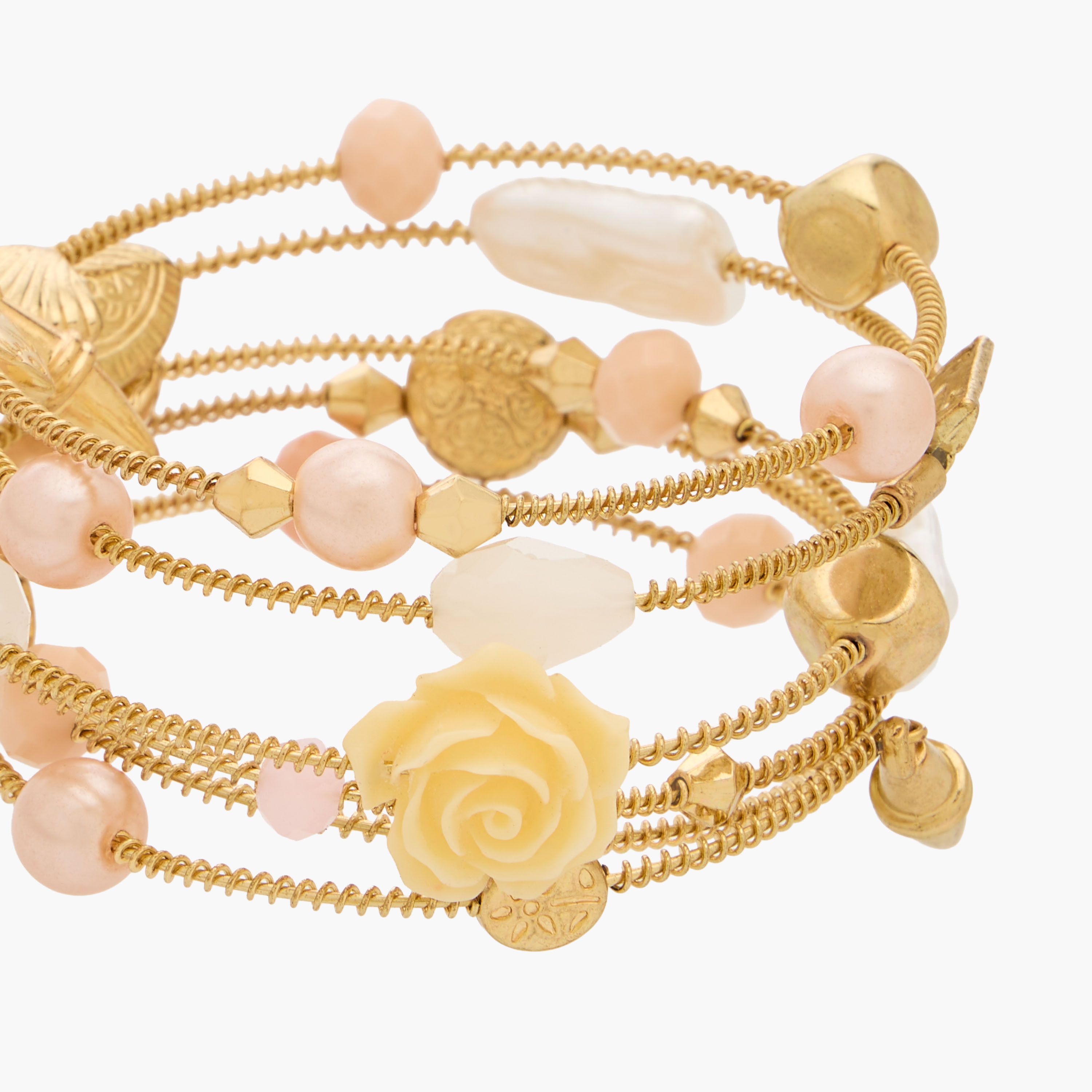 سوار حلزوني معدن مزين-women-watchesandjewellery-jewellery-banglesandbracelets-image-3