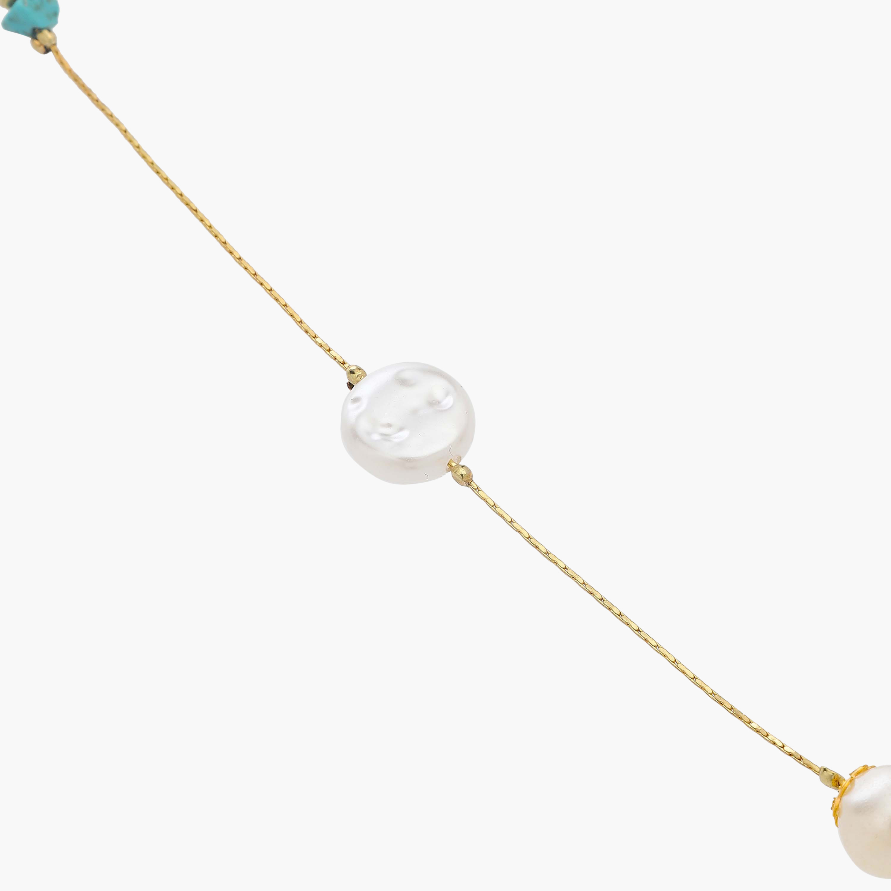 قلادة معدن بزينة لؤلؤ-women-watchesandjewellery-jewellery-necklacesandpendants-image-4
