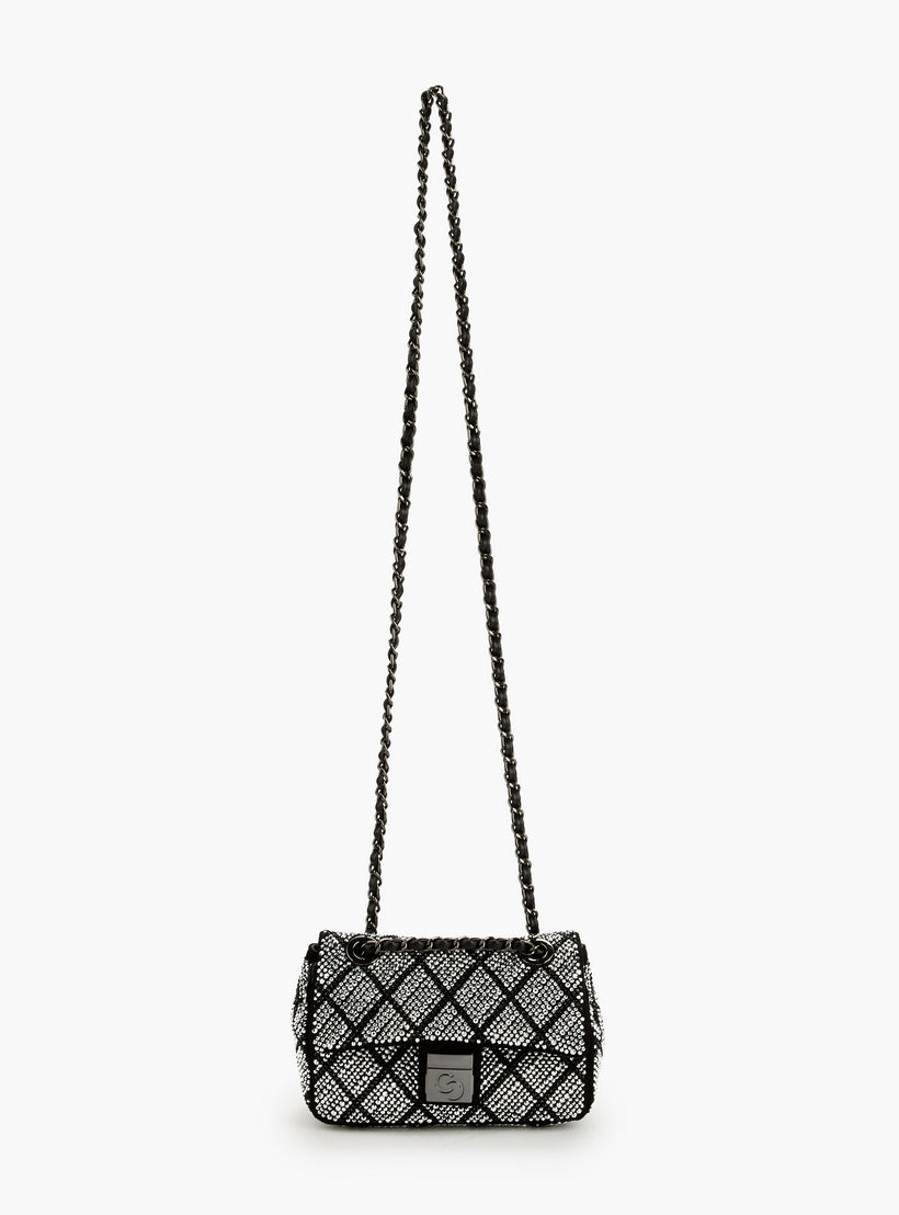 شنطة كروسبودي مزينة بحزام سلسلة من سيليست-women-bagsandwallets-handbags-image-3