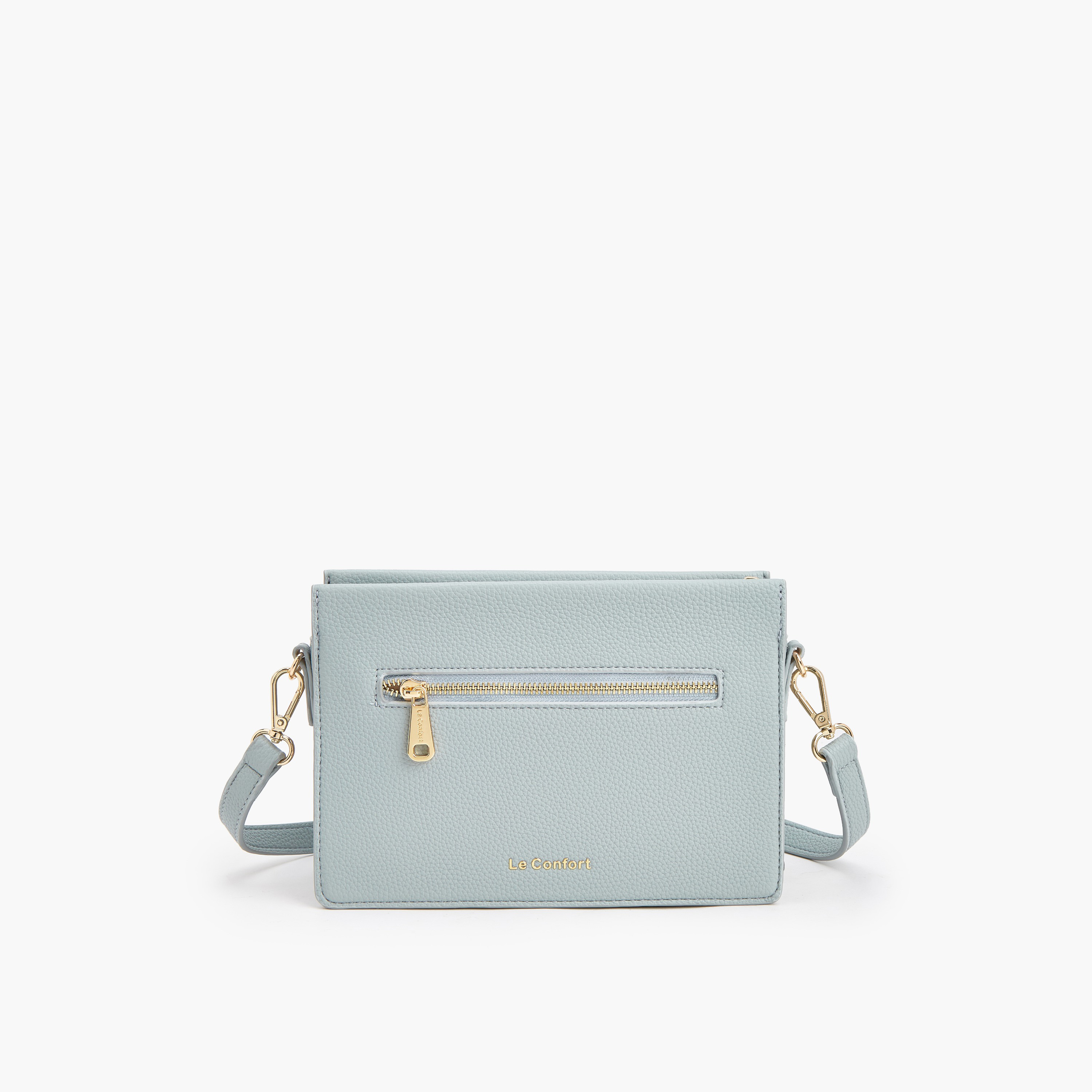 شنطة كروس بودي بارزة الملمس مع حزام قابل للتعديل من لو كونفورت-women-bagsandwallets-handbags-image-6