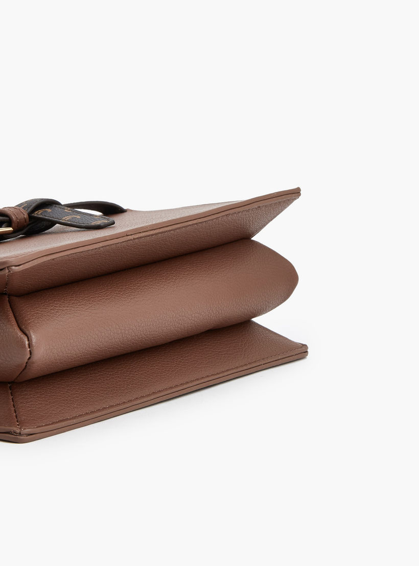 شنطة كروس بودي بارزة الملمس مع حزام قابل للتعديل من لو كونفورت-women-bagsandwallets-handbags-image-7