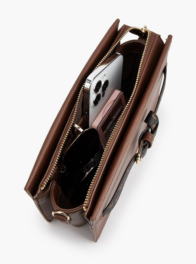 شنطة كروس بودي بارزة الملمس مع حزام قابل للتعديل من لو كونفورت-women-bagsandwallets-handbags-image-8