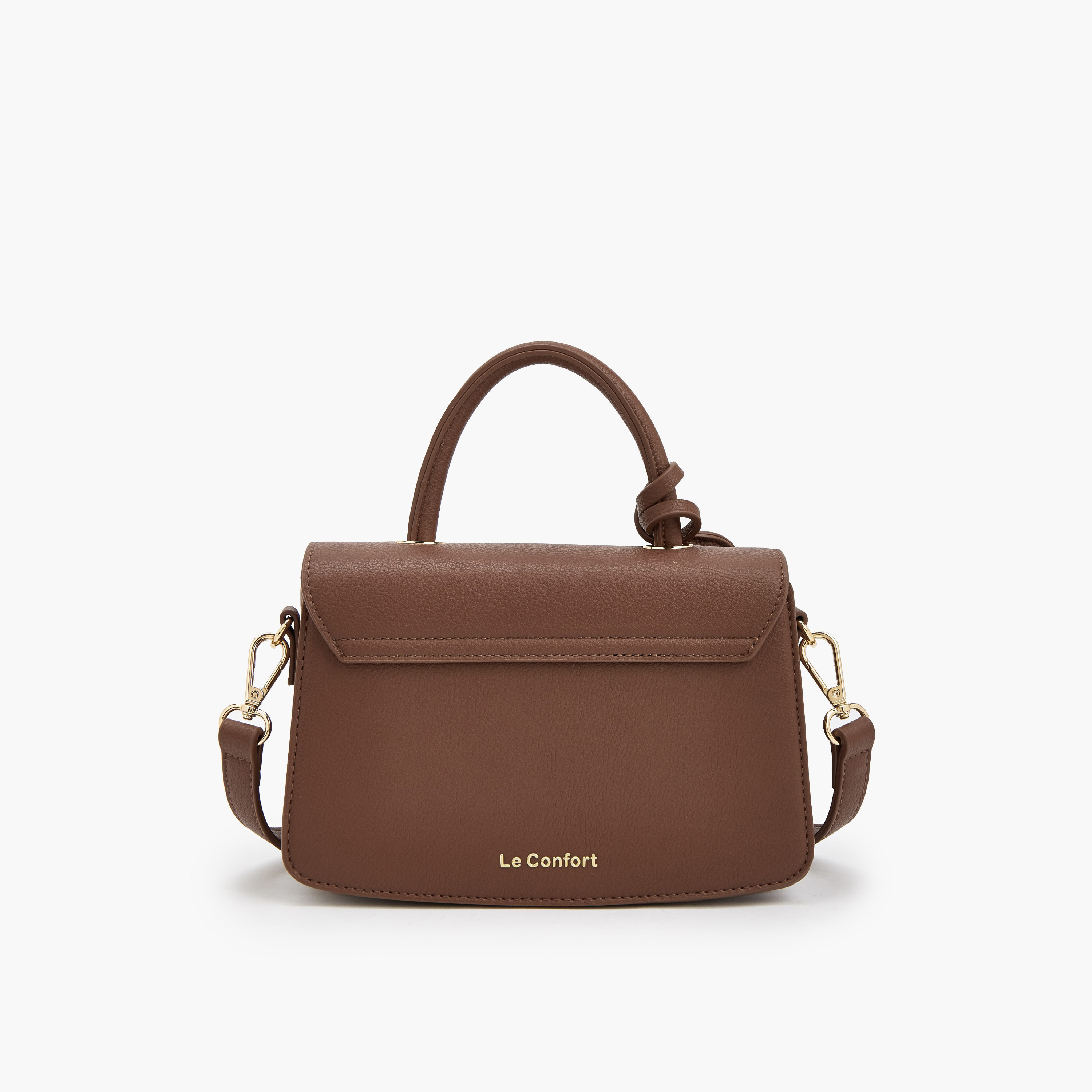 Le Confort Monogram Bird Charm Satchel Bag with Adjustable Strap-women-bagsandwallets-handbags-image-5