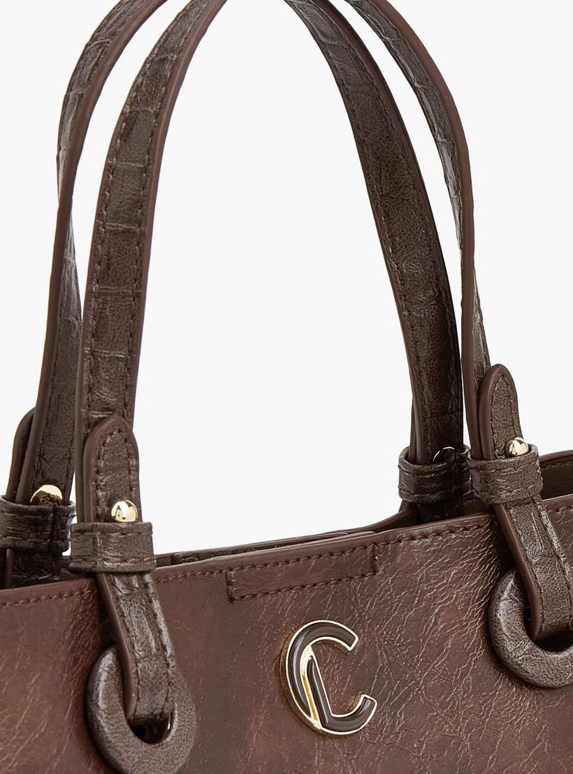 شنطة توتي بارزة الملمس مع حزام قابل للتعديل من لو كونفورت-women-bagsandwallets-handbags-image-5
