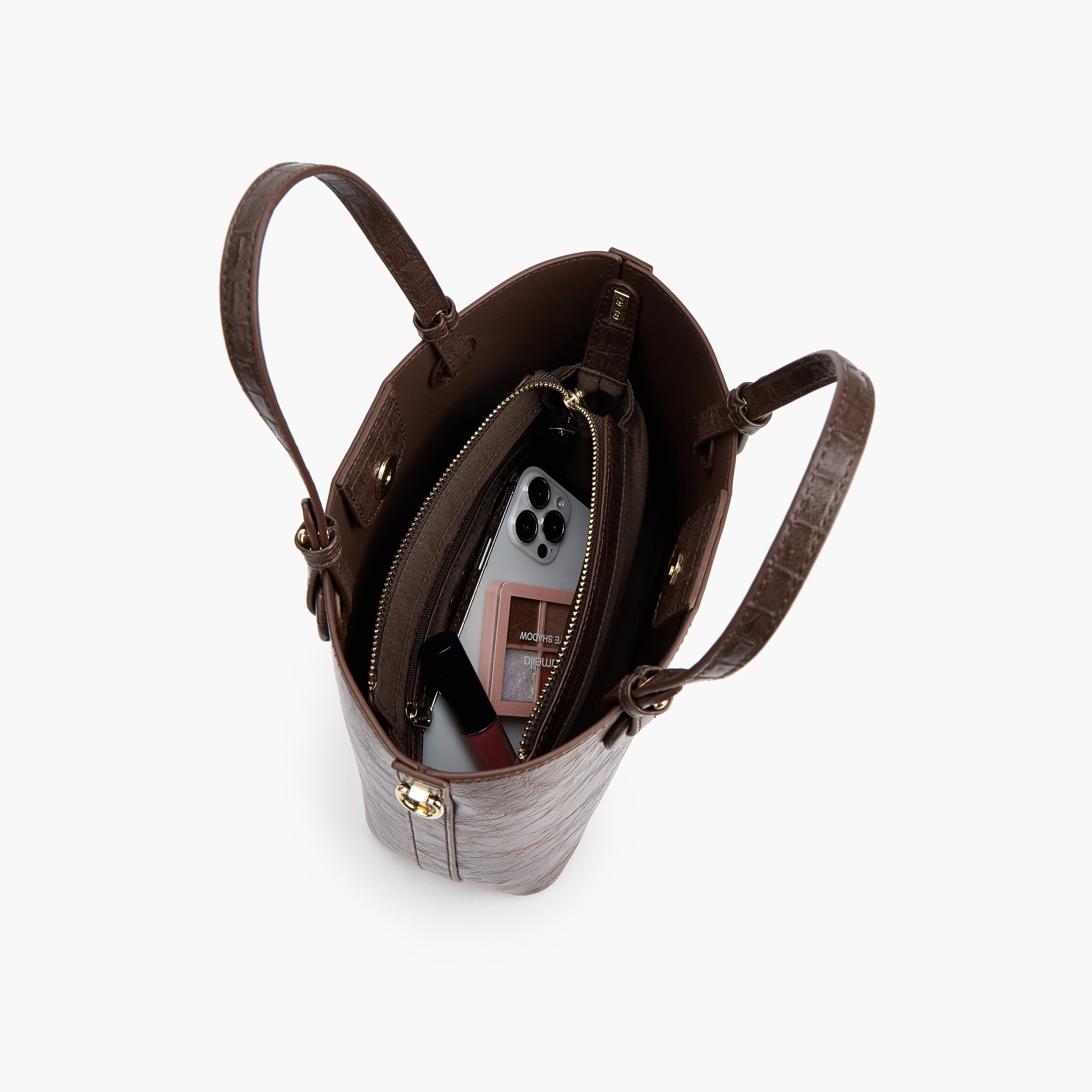 Le Confort Textured Tote Bag with Adjustable Strap-women-bagsandwallets-handbags-image-8