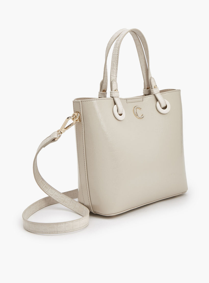 شنطة توتي بارزة الملمس مع حزام قابل للتعديل من لو كونفورت-women-bagsandwallets-handbags-image-4