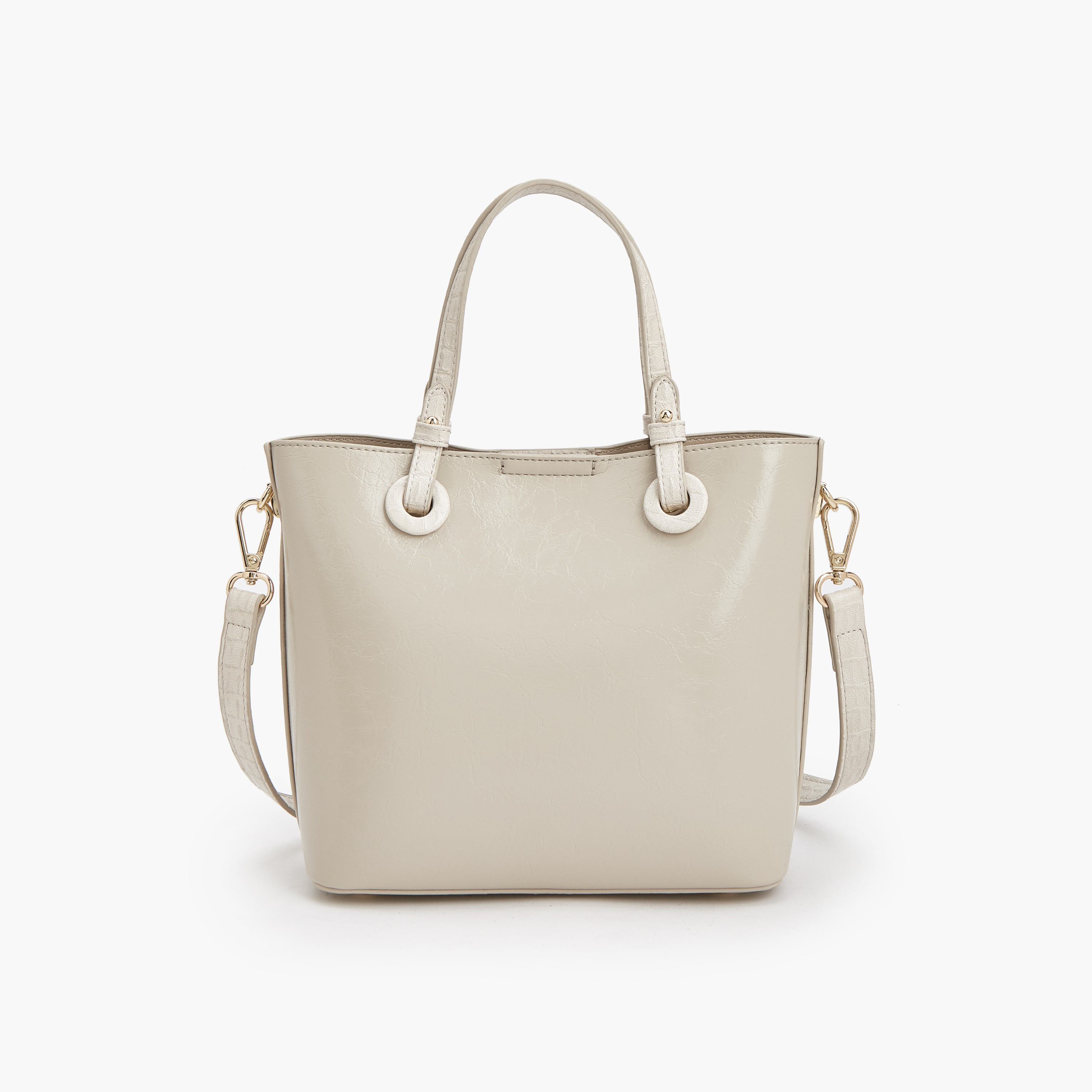 Le Confort Textured Tote Bag with Adjustable Strap-women-bagsandwallets-handbags-image-6
