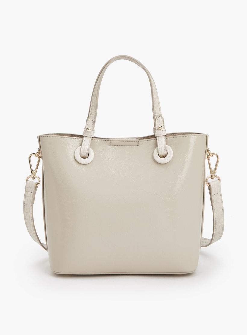 شنطة توتي بارزة الملمس مع حزام قابل للتعديل من لو كونفورت-women-bagsandwallets-handbags-image-6