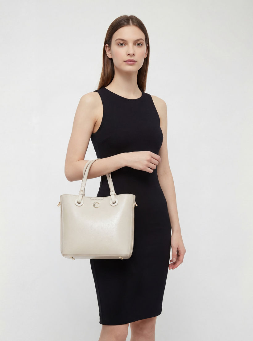 شنطة توتي بارزة الملمس مع حزام قابل للتعديل من لو كونفورت-women-bagsandwallets-handbags-image-2