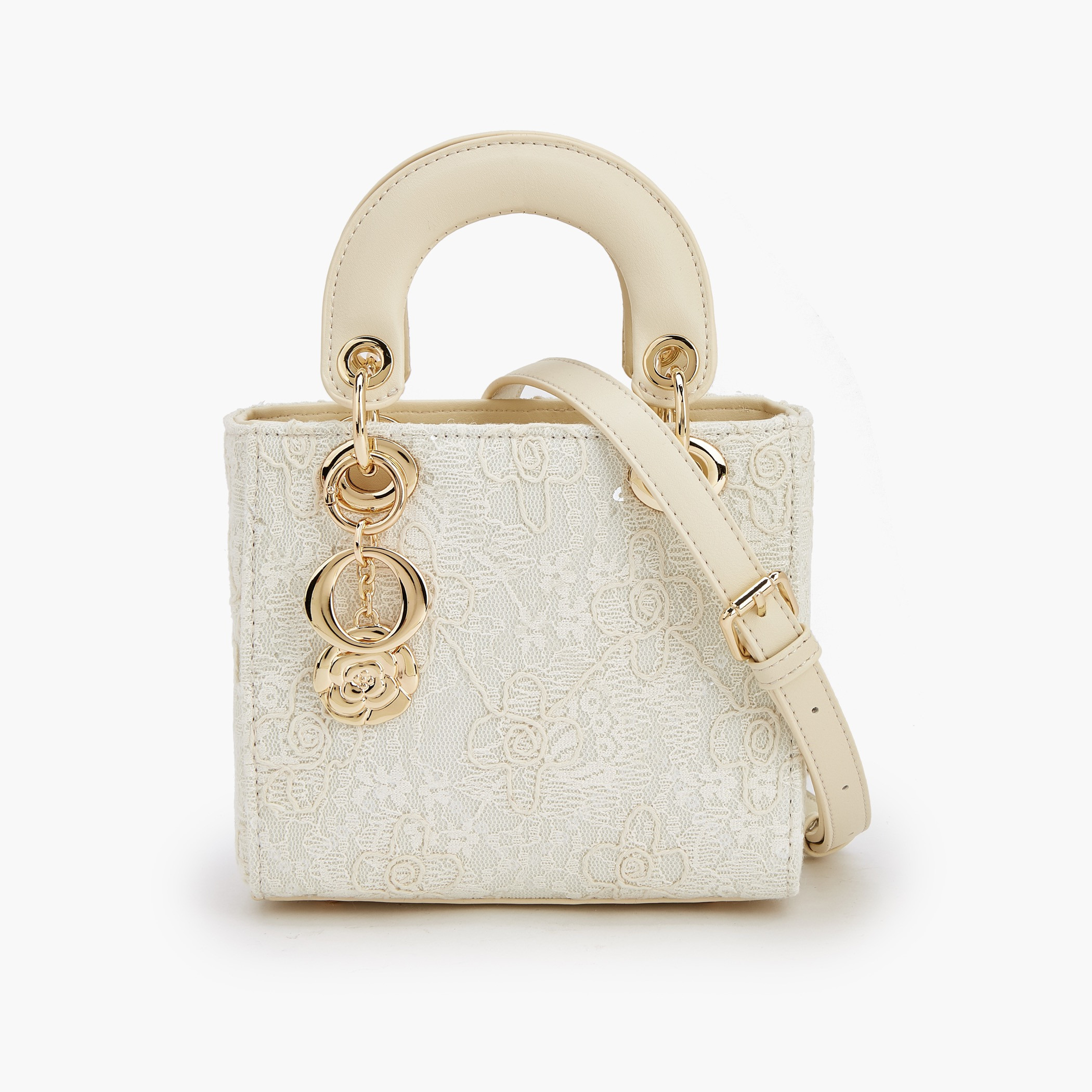 شنطة توتي دانتيل بطبعات زهور مع تفاصيل زينة من لو كونفورت-women-bagsandwallets-handbags-image-1