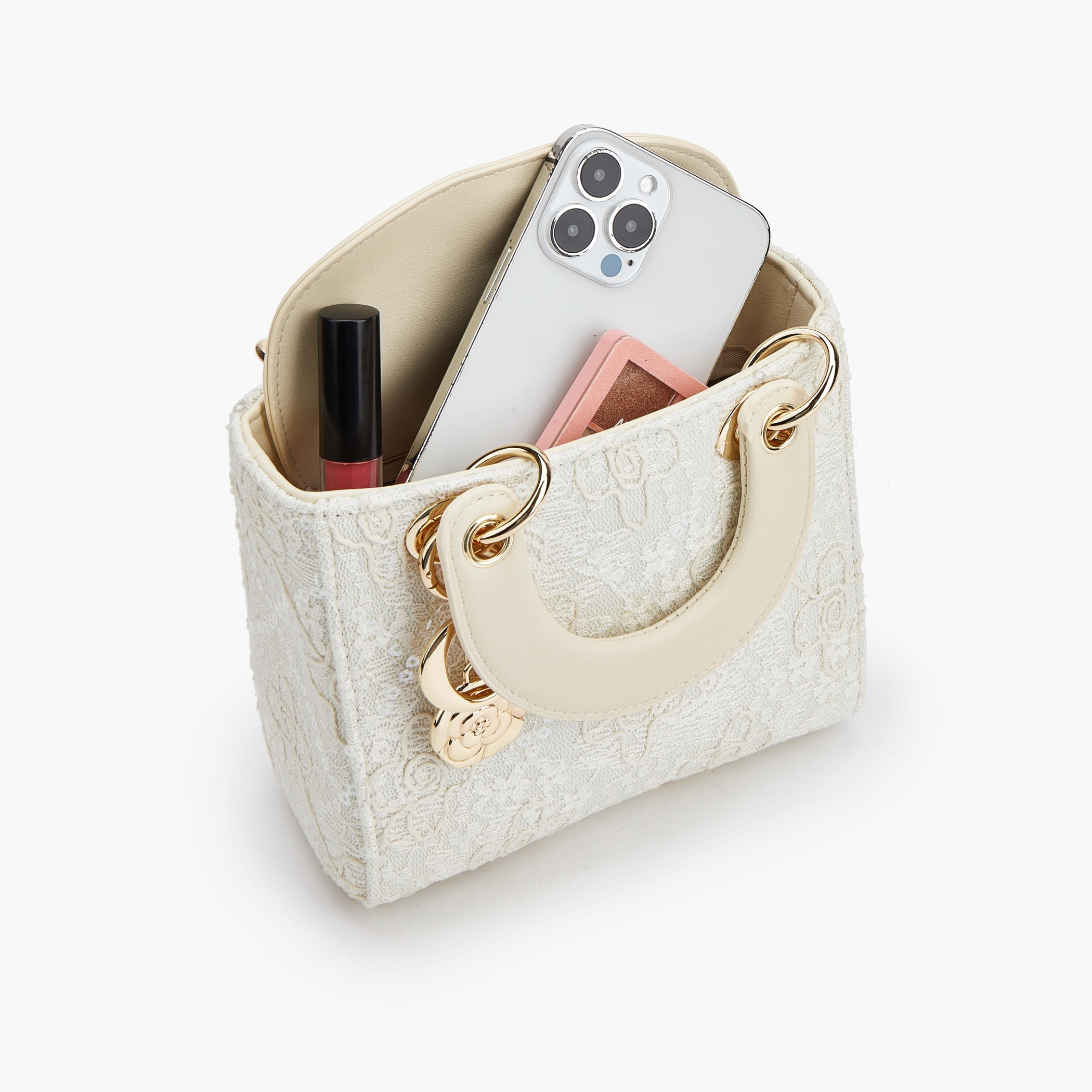 شنطة توتي دانتيل بطبعات زهور مع تفاصيل زينة من لو كونفورت-women-bagsandwallets-handbags-image-8