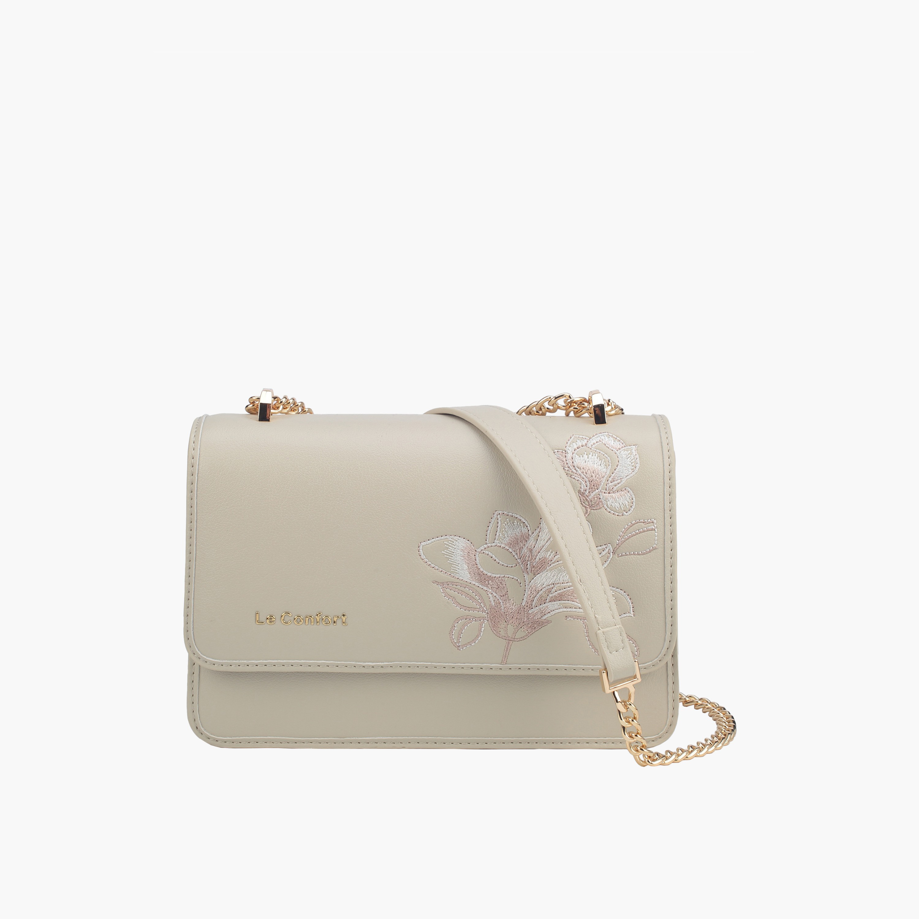 شنطة كروس بودي بتطريزات زهور وإغلاق بزر من لو كونفورت-women-bagsandwallets-handbags-image-1