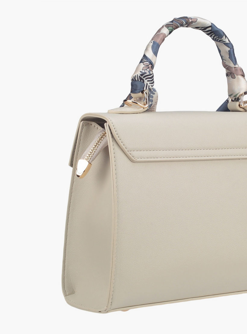 شنطة ساتشيل بزينة وشاح وطية إغلاق من لو كونفورت-women-bagsandwallets-handbags-image-5