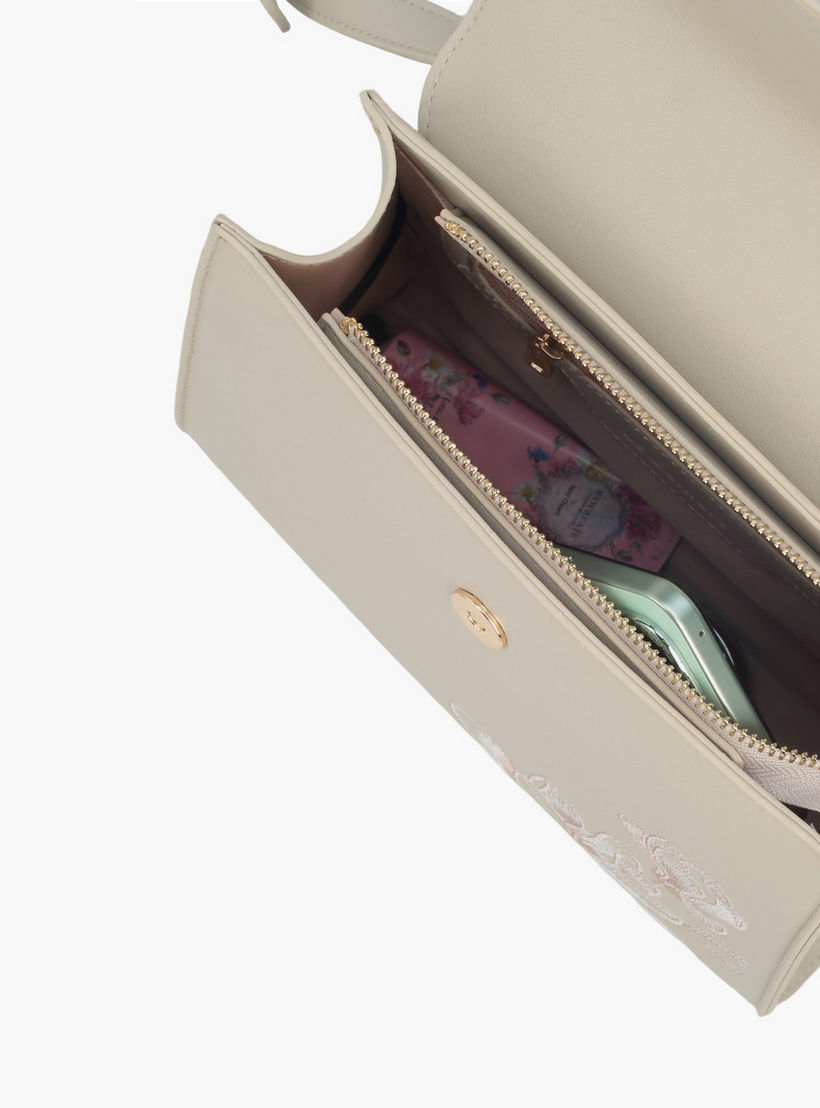 شنطة ساتشيل بزينة وشاح وطية إغلاق من لو كونفورت-women-bagsandwallets-handbags-image-7