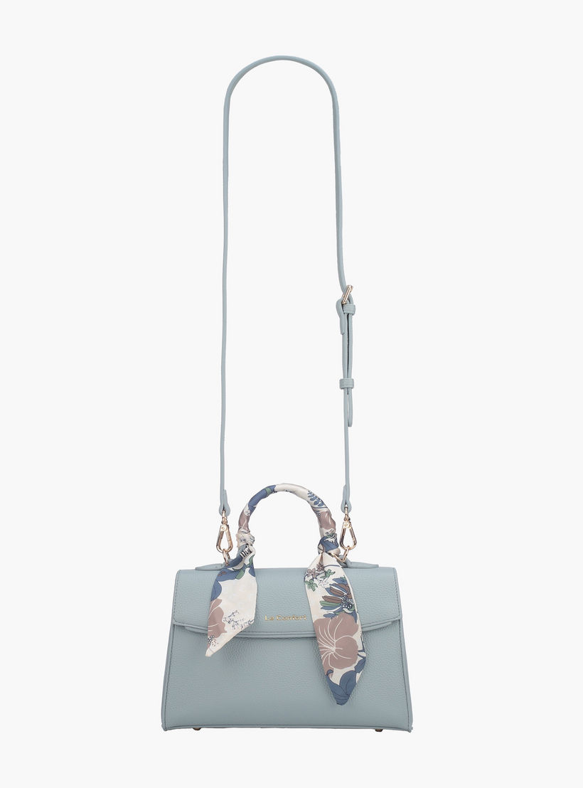 شنطة ساتشيل بزينة وشاح وطية إغلاق من لو كونفورت-women-bagsandwallets-handbags-image-2