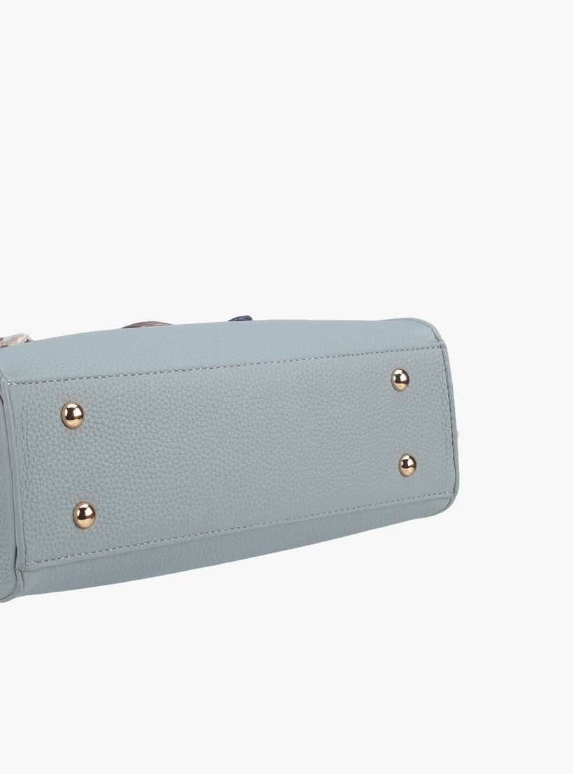 شنطة ساتشيل بزينة وشاح وطية إغلاق من لو كونفورت-women-bagsandwallets-handbags-image-6