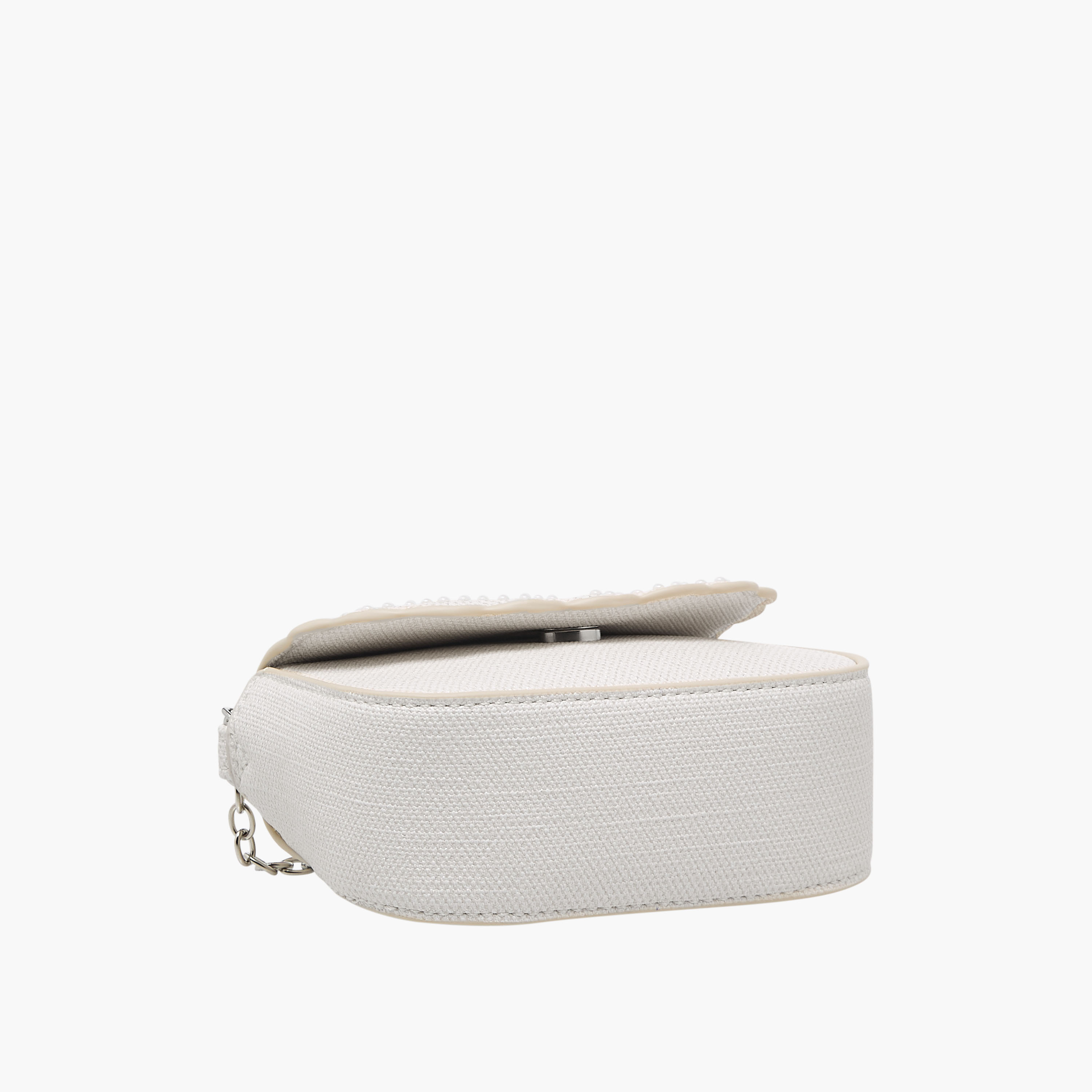 شنطة كروس بودي مطرزة بحزام سلسلة من ليتل ميسي-girls-accessories-bags-image-2