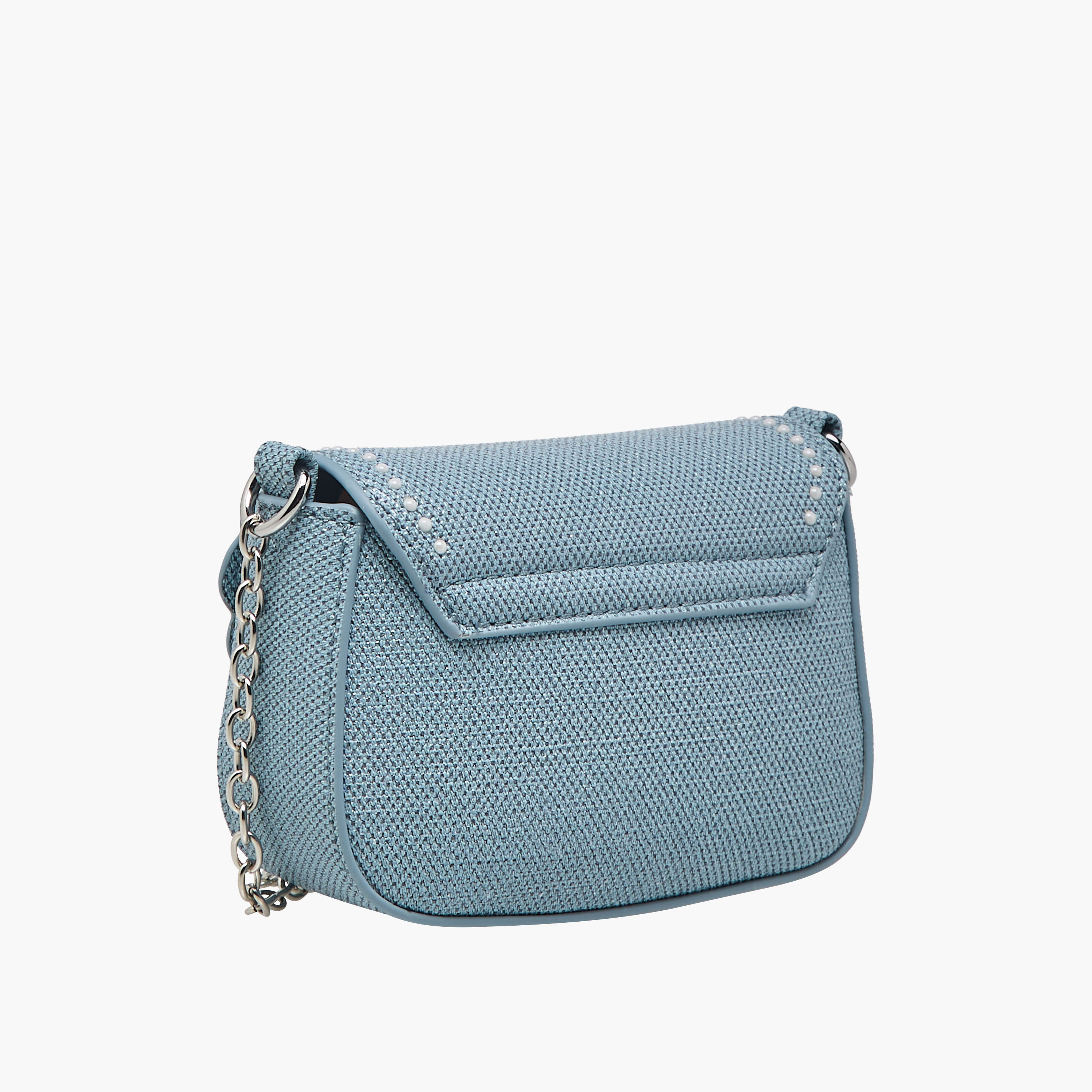 Little Missy Embroidered Crossbody Bag with Chain Strap-girls-accessories-bags-image-3