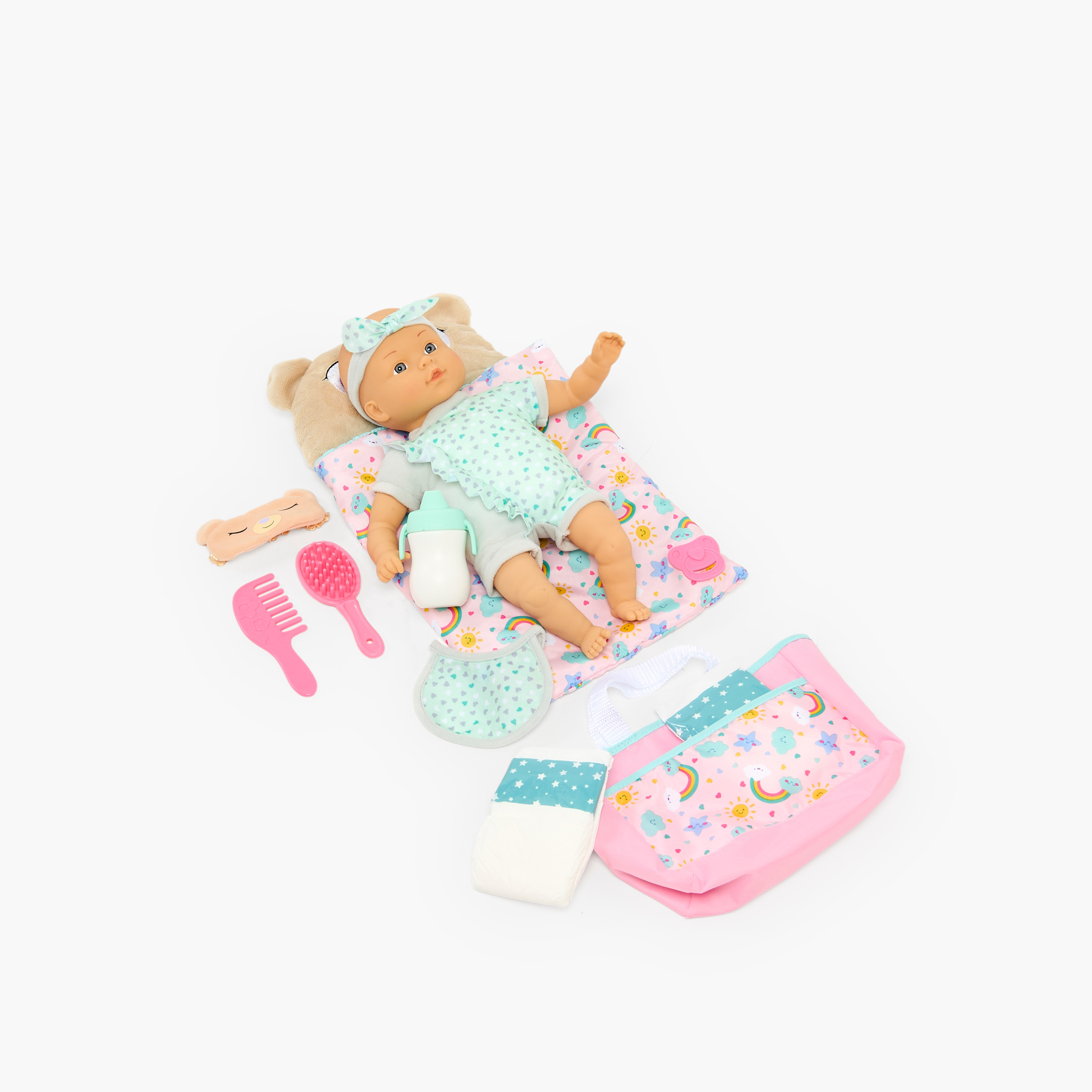 Juniors Baby Doll Sleeping Playset-toys-dollsandplaysets-dollplaysets-image-1