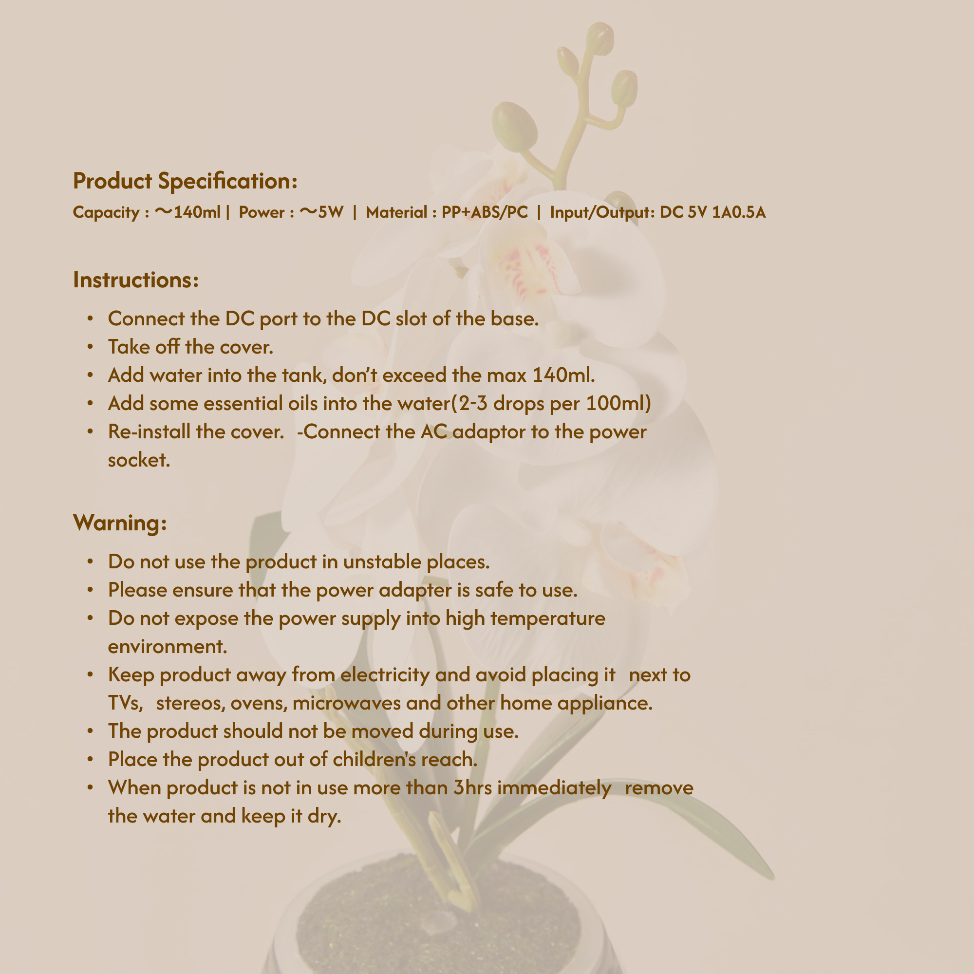 Florelle Botanical Aroma Diffuser-household-homefragrance-airrevitalisersandhumidifiers-image-9