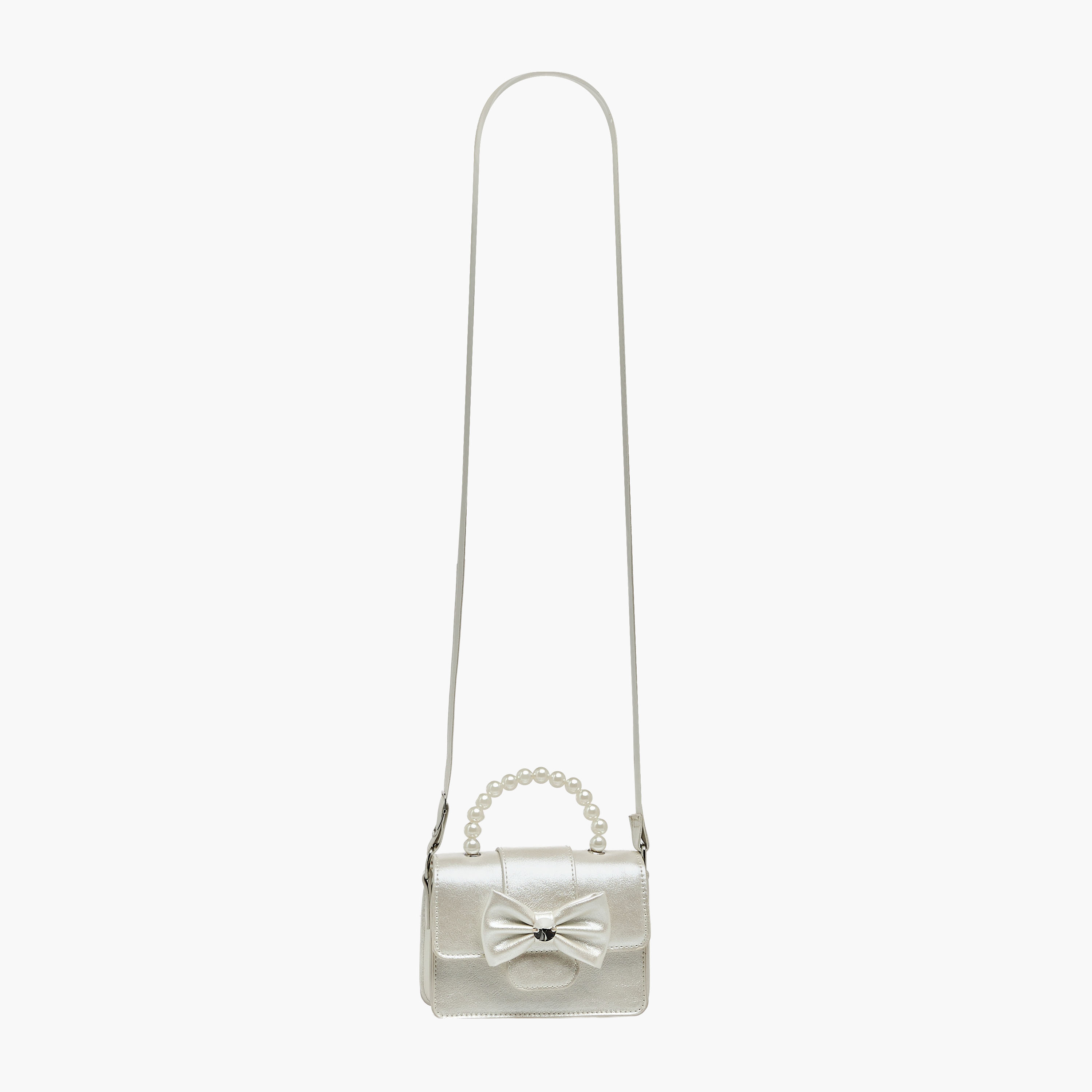Celeste Bow Applique Crossbody Bag with Pearl Handle-girls-accessories-bags-image-2