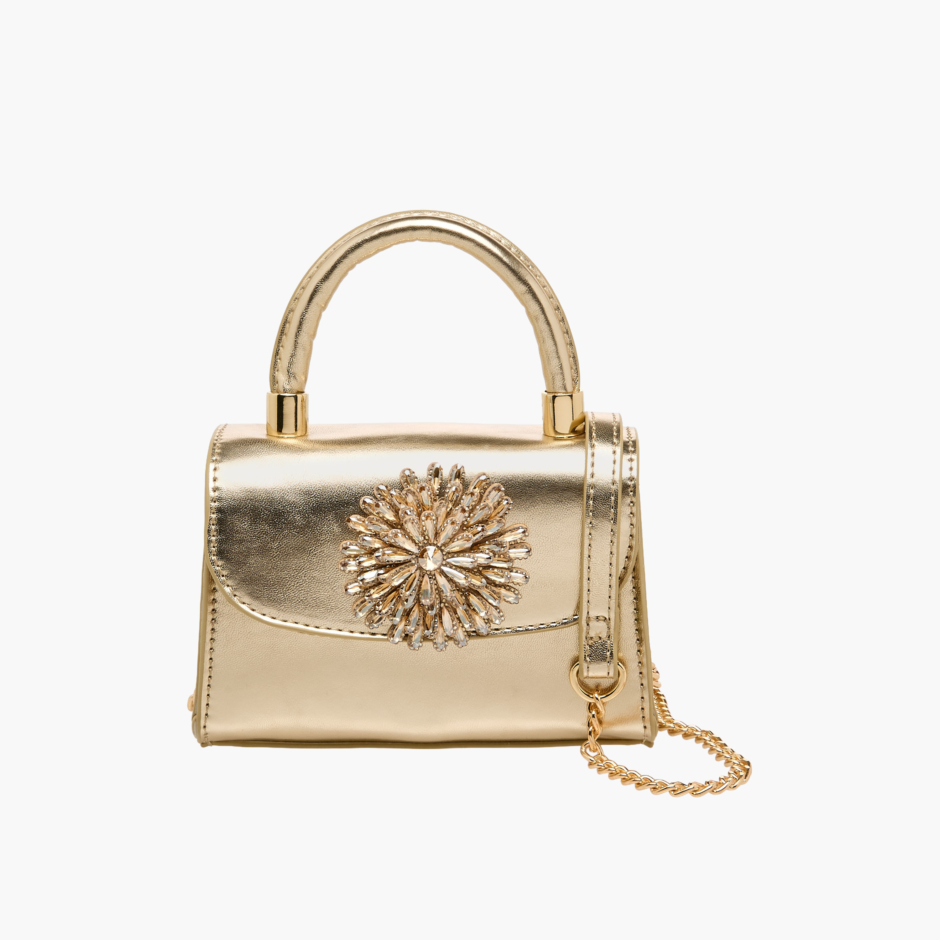 Celeste Embellished Crossbody Bag with Chain Strap-girls-accessories-bags-image-1